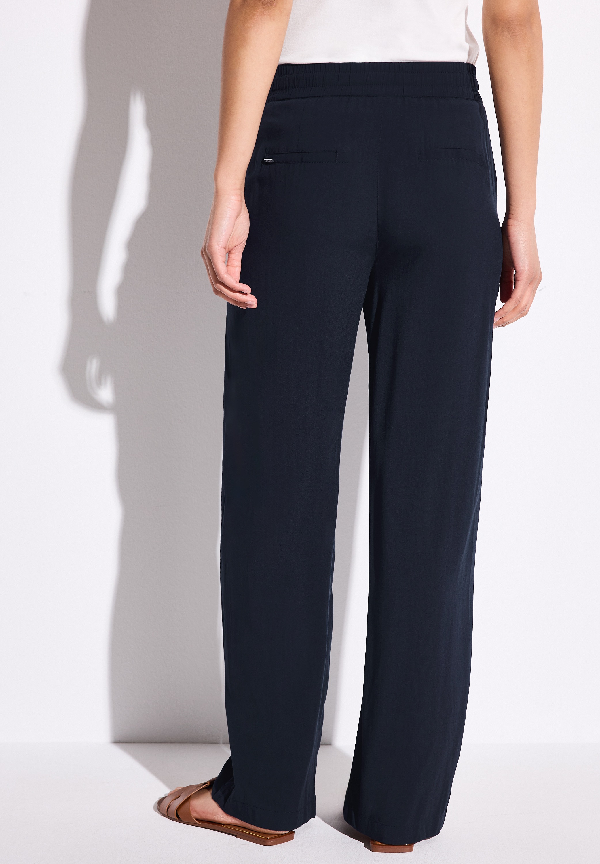 STREET ONE Stoffhose Elastikbund mit Tunnelzug günstig online kaufen