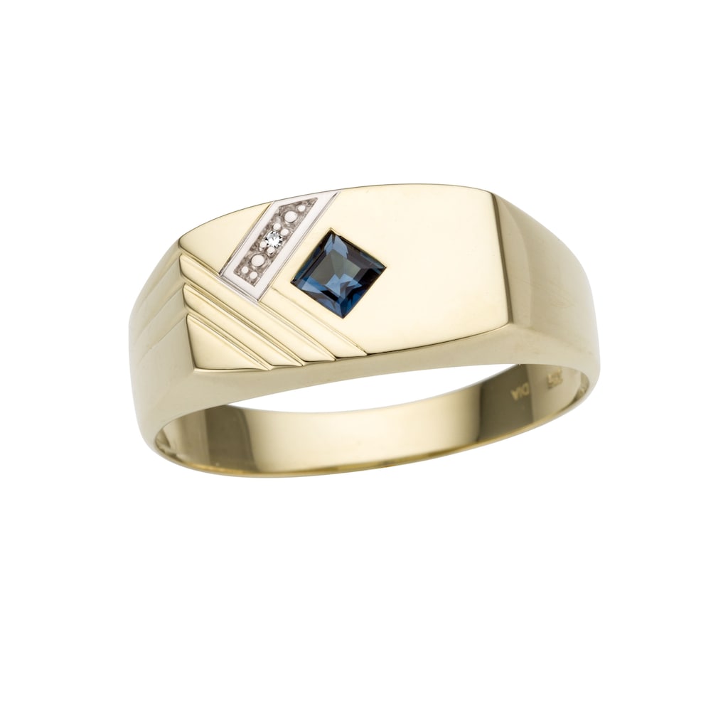 Firetti Diamantring »Schmuck Geschenk Gold 585 Damenring Verlobungsring Goldring«