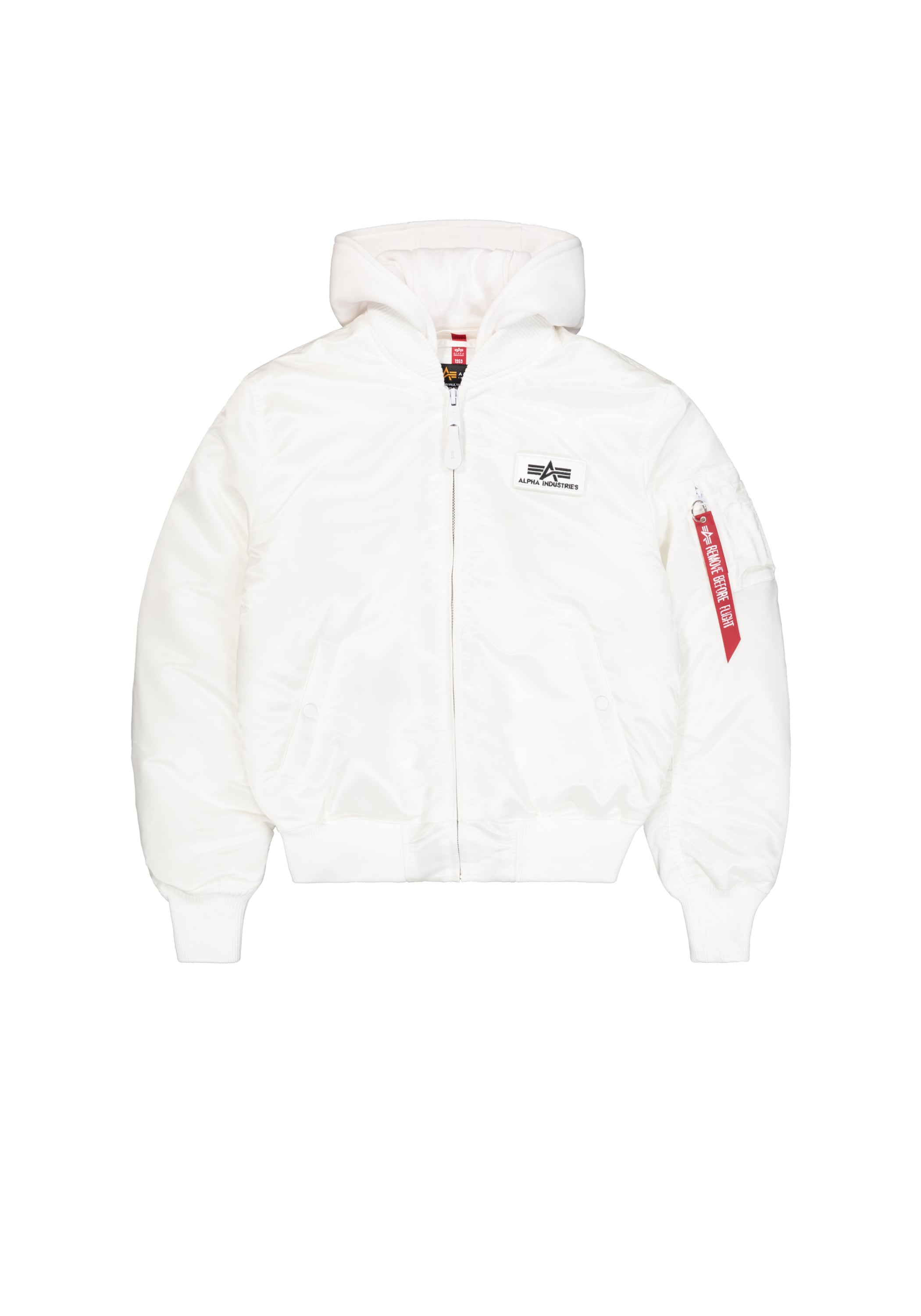 Alpha Industries Bomberjacke »Alpha Industries Men - Bomber Jackets MA-1 Zip Hood Backprint«