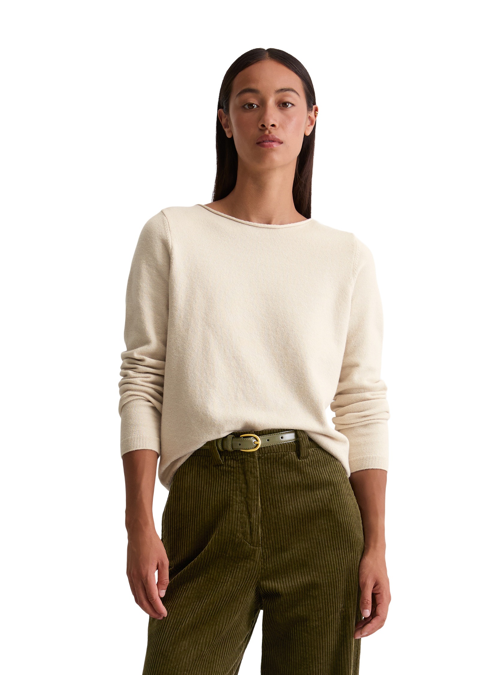 Marc OPolo Strickpullover "aus softem Baumwolle-Schurwolle-Mix" günstig online kaufen