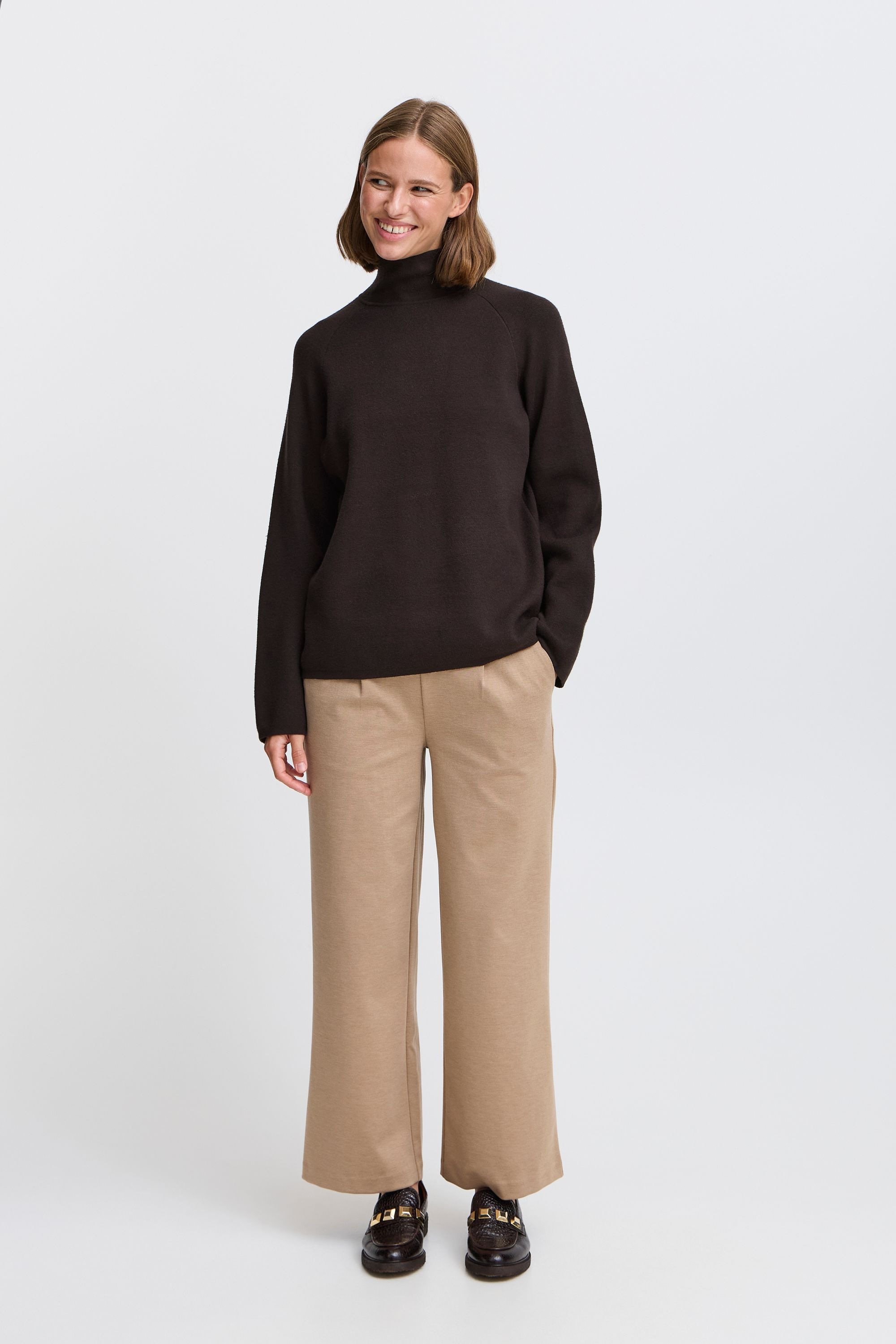 b.young Strickpullover »Strickpullover BYOTARI ROLLNECK JUMPER -«