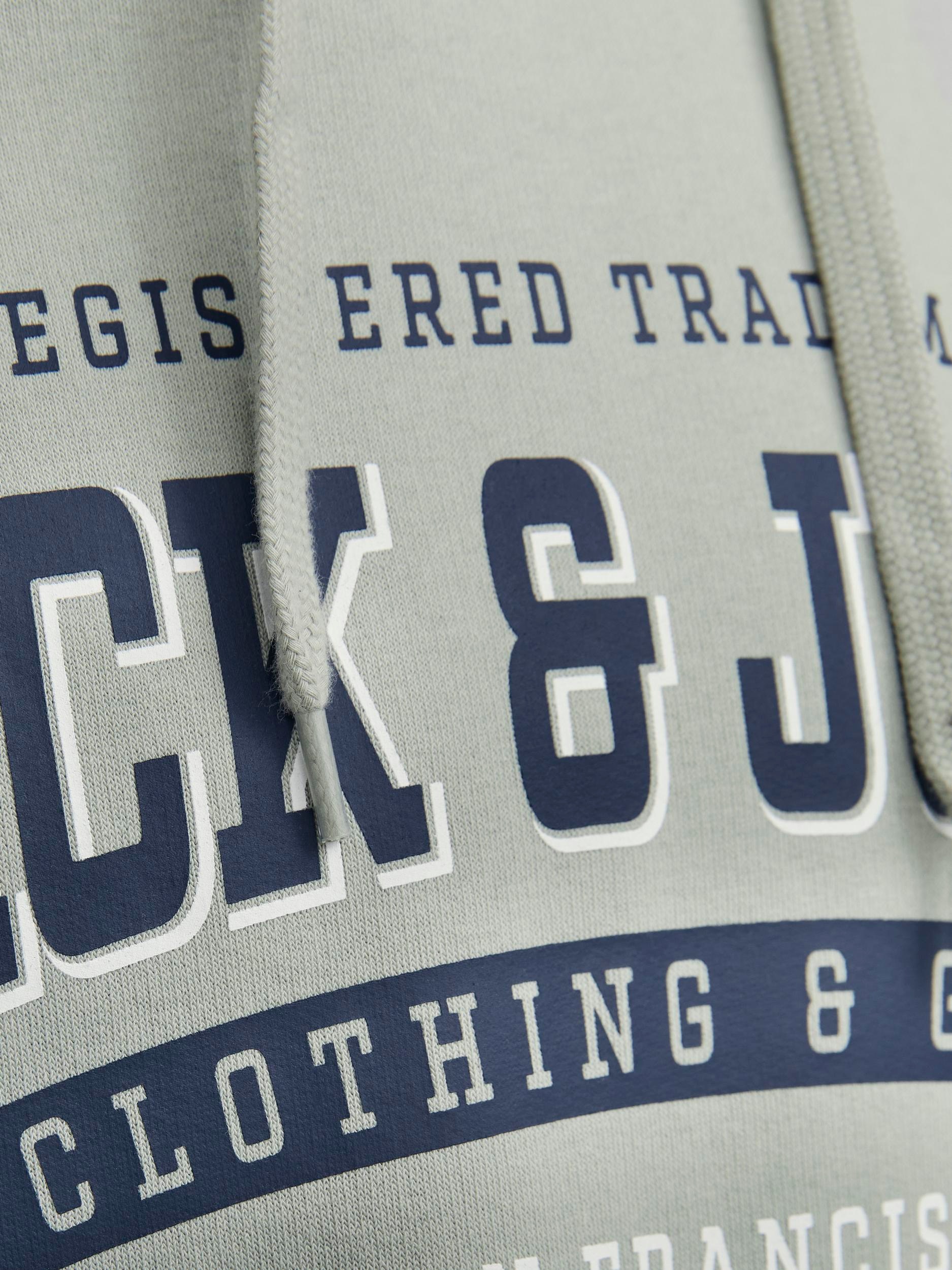 Jack & Jones Kapuzensweatshirt »JJELOGO SWEAT HOOD 2 COL 23/24 NOOS«