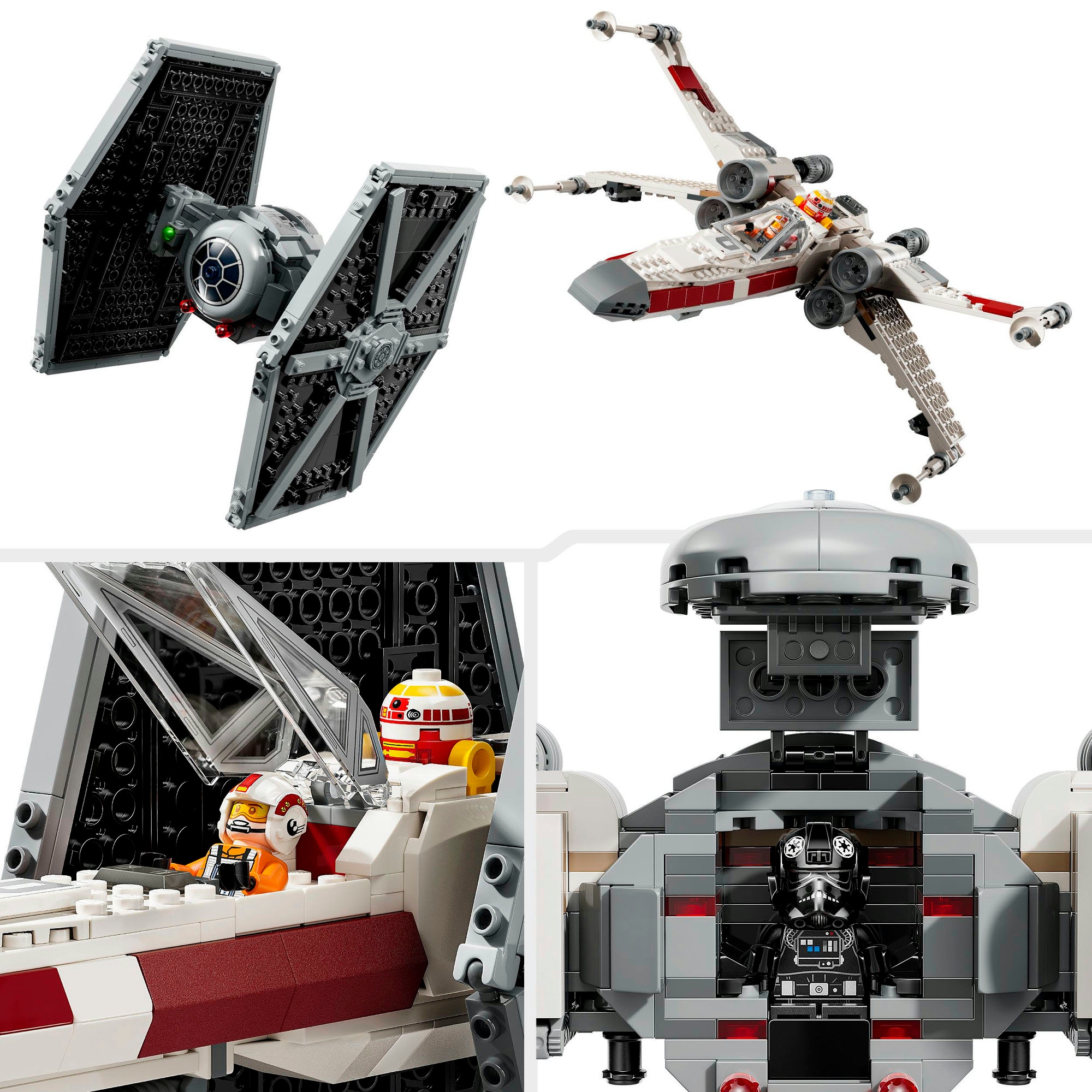 LEGO® Konstruktionsspielsteine »Mashup aus TIE Fighter & X-Wing (75393), LEGO Star Wars ™«, (1063 St.), Made in Europe