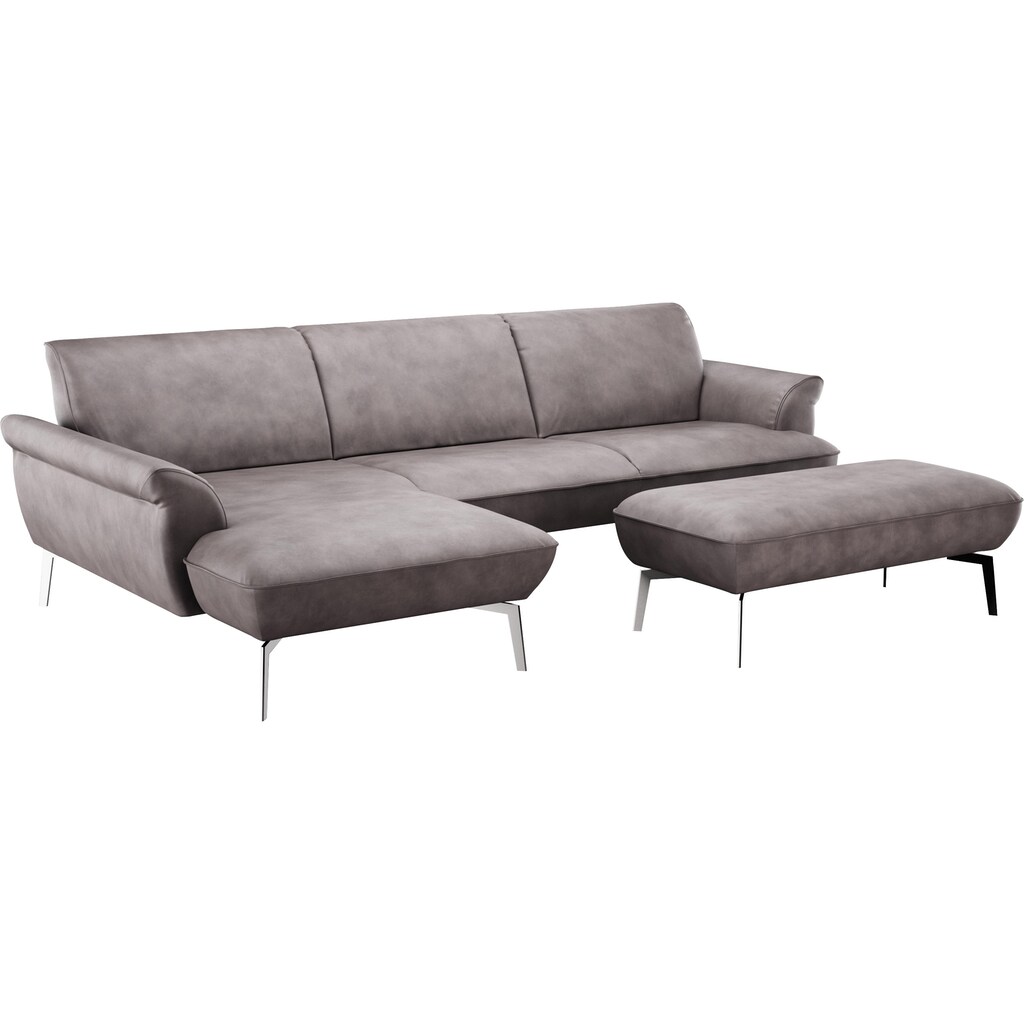 himolla Ecksofa »himolla 9900«, (mit Hocker)