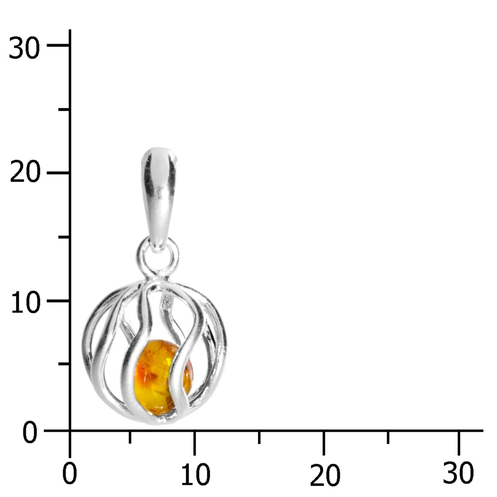 OSTSEE-SCHMUCK Kettenanhänger »- Sinja - Silber 925/000 - Bernstein« ()