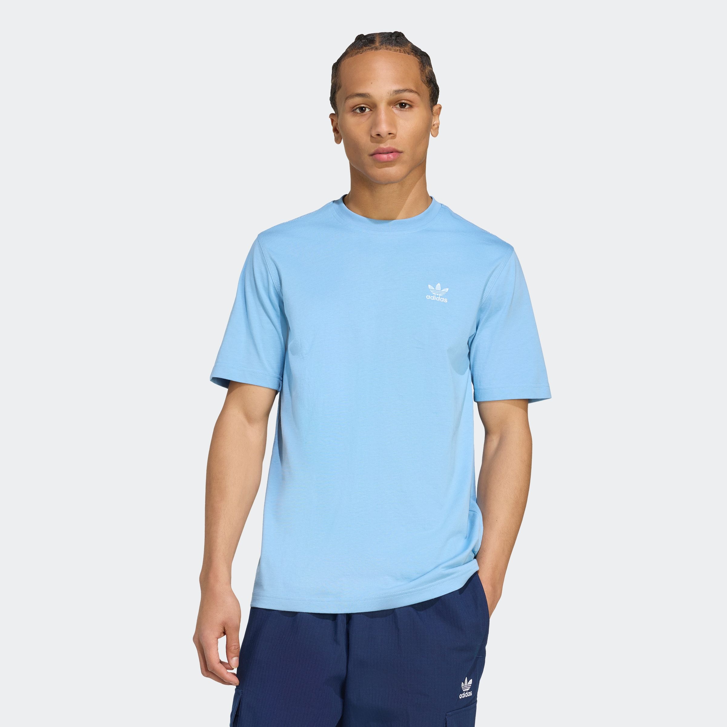 adidas Originals T-Shirt »TREFOIL ESS TEE«, drei Streifen Essentials Shirt mit Trefoil Logo