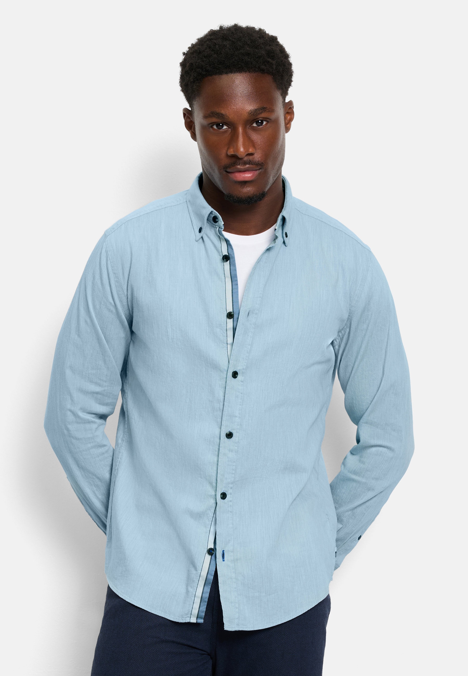OLYMP Langarmhemd "OLYMP Casual, regular fit, Button-down" günstig online kaufen