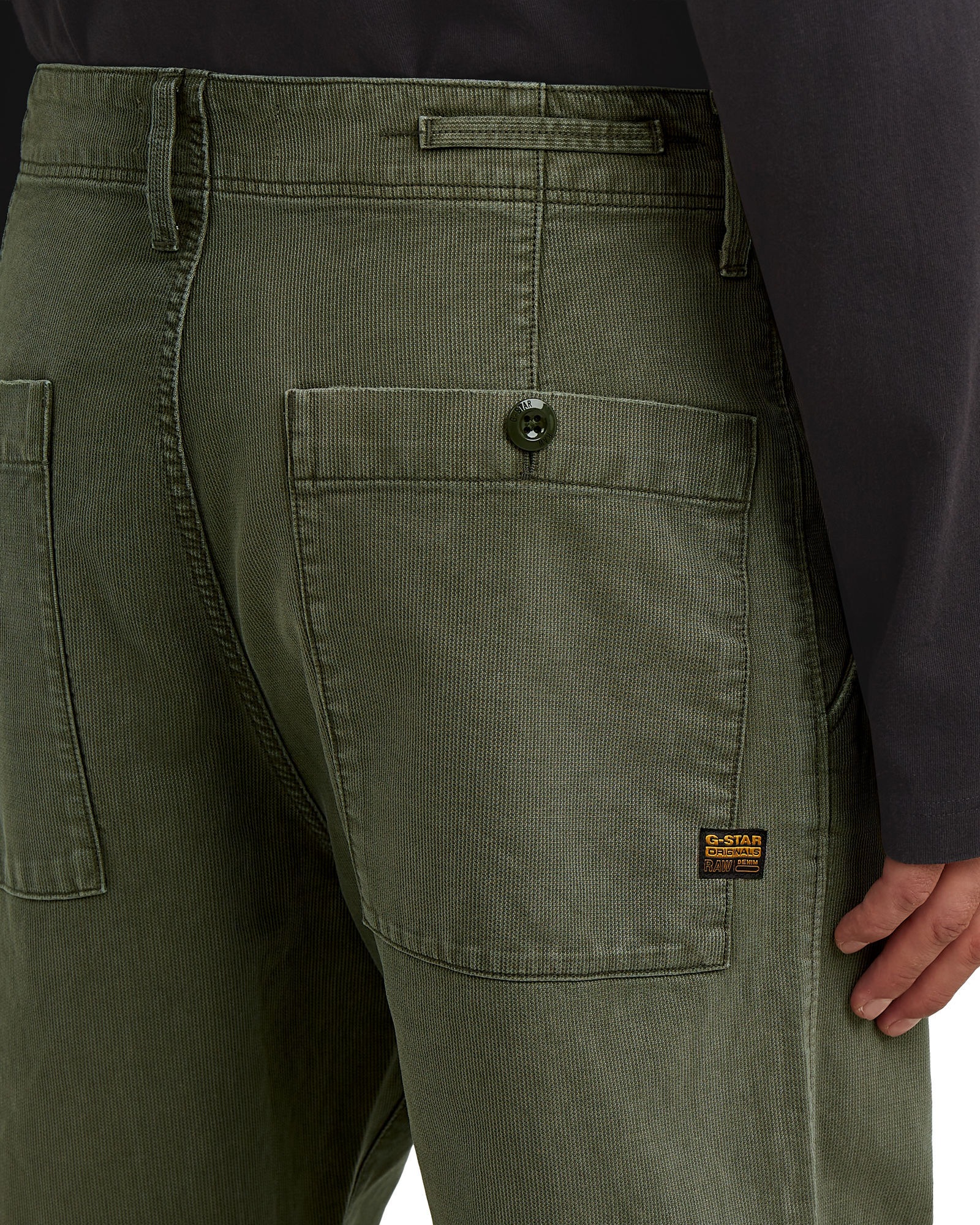 G-star Pantalon Chino Pleated Relaxed Asfalt GD 30 Homme 3