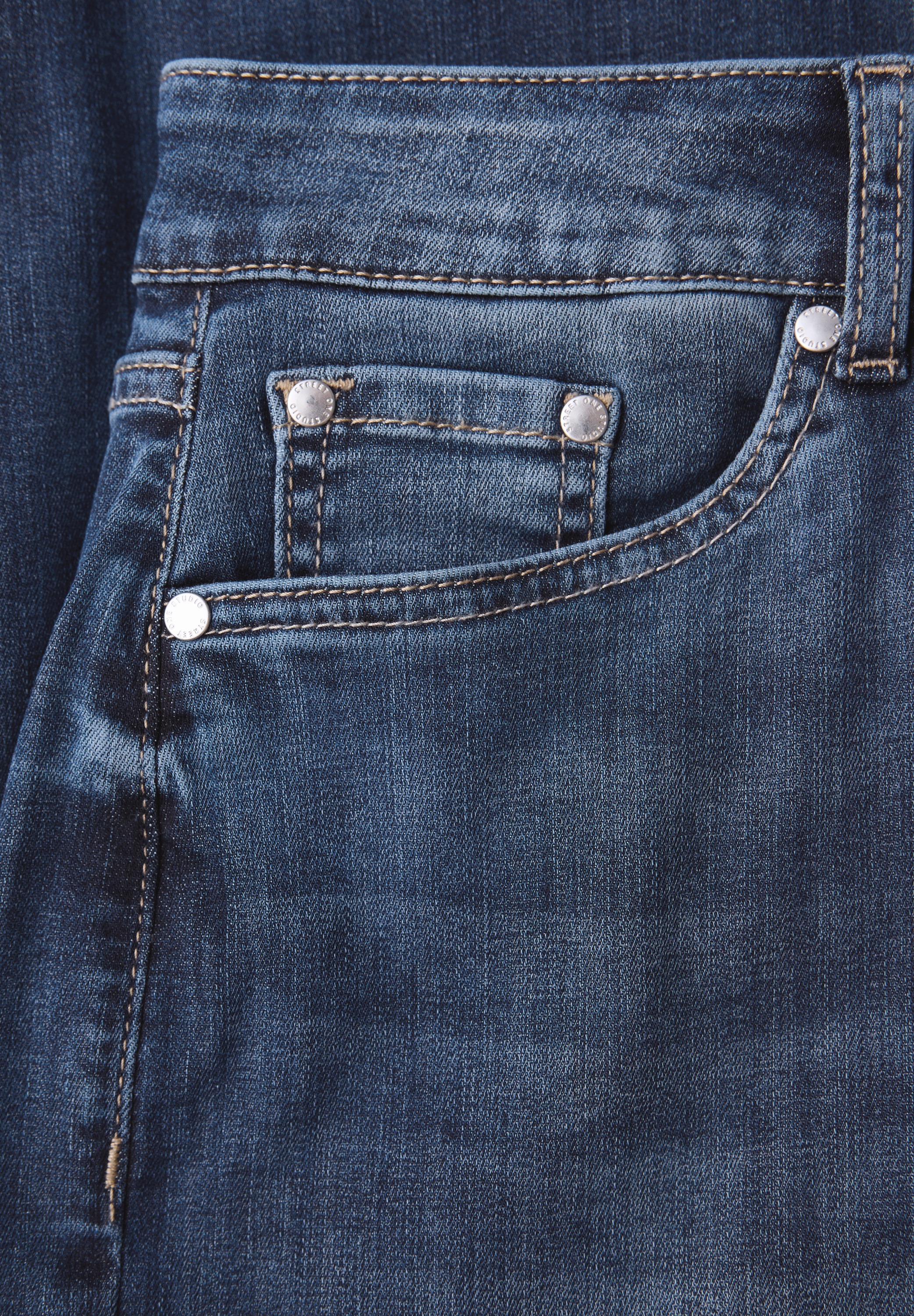 STREET ONE Loose-fit-Jeans, High Waist