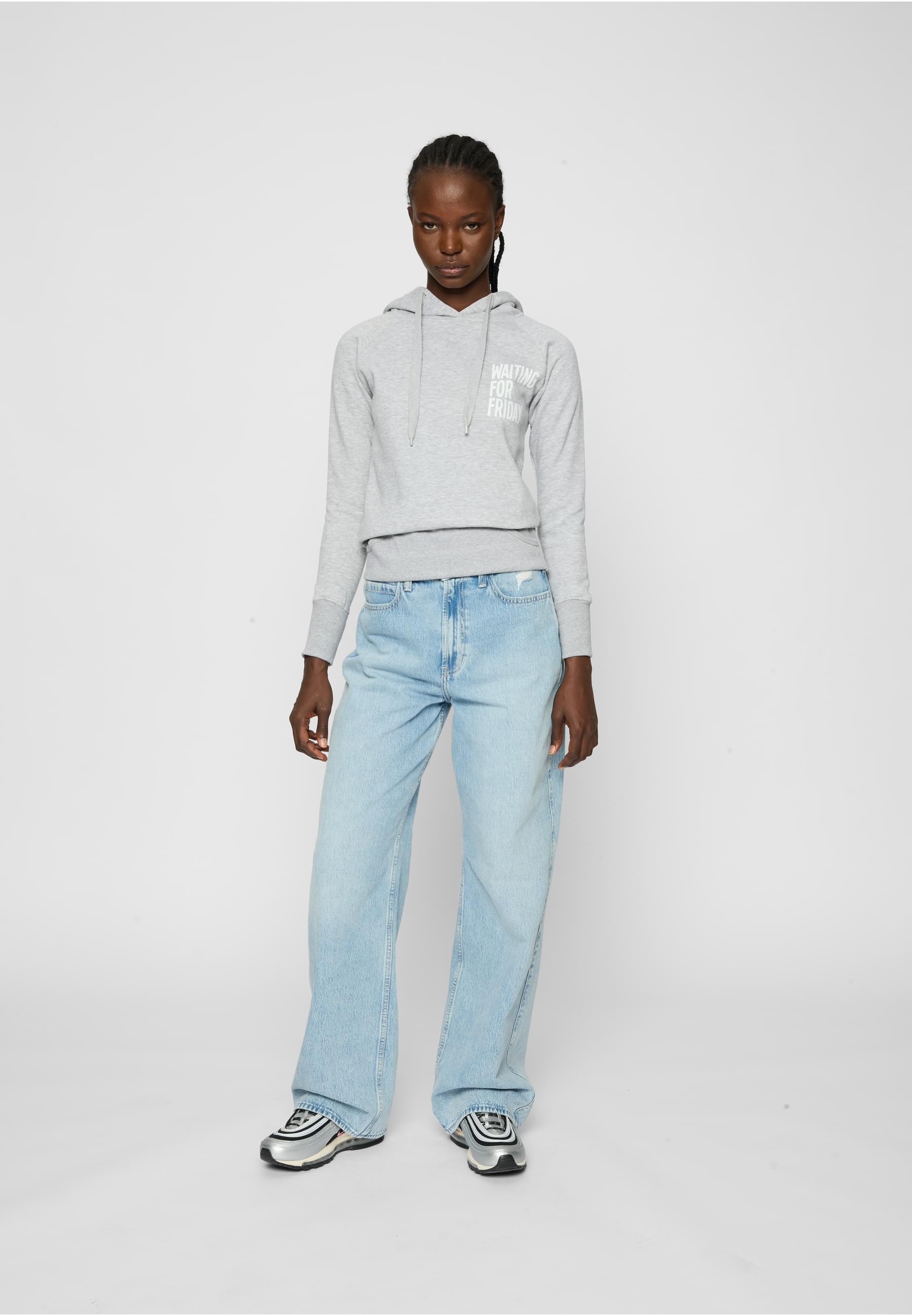 MisterTee Kapuzenpullover »MisterTee Damen Ladies Waiting For Friday Hoody«, (1 tlg.)