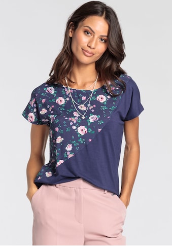 Shirtbluse, mit floralem Print - NEUE KOLLEKTION