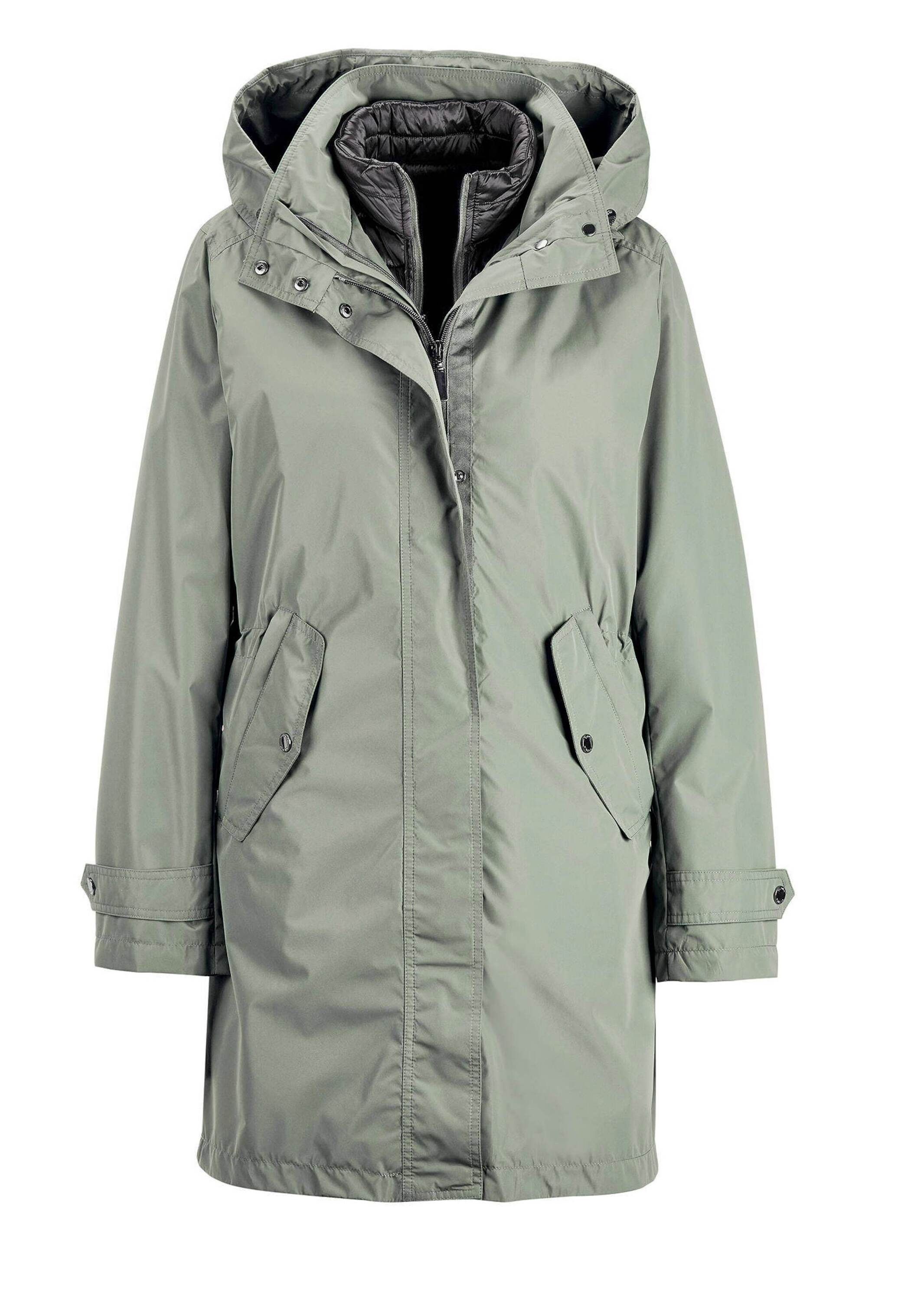 GOLDNER Funktionsjacke "Kapuzenjacke mit 3-in-1-Funktion" Jacke mit herausnehmbarer Steppjacke