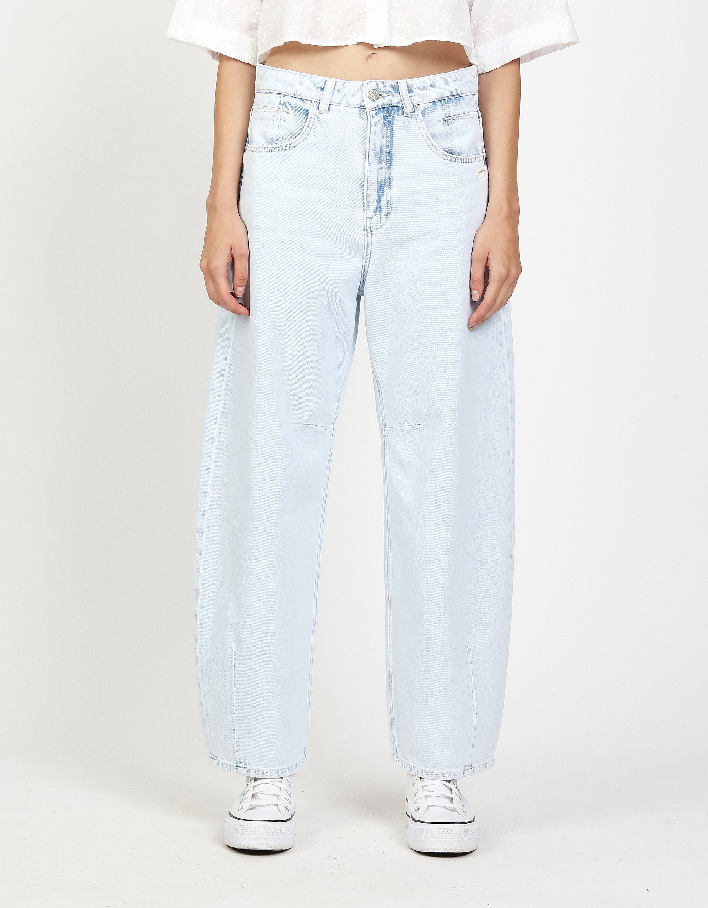 GANG 5-Pocket-Jeans "94SARINA" mit Abnähern an Knie und Saum günstig online kaufen