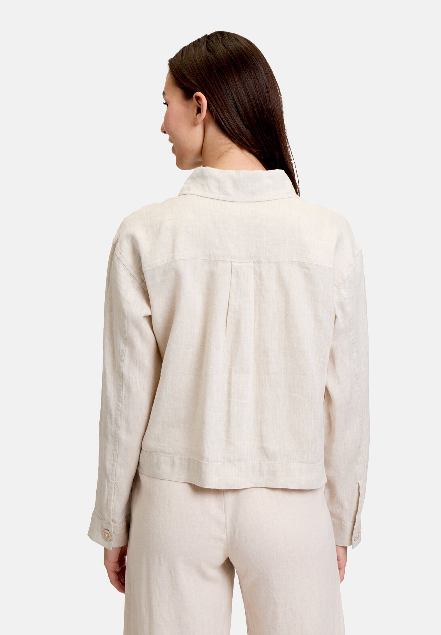Cartoon Canvasjacke »Damen mit aufgesetzten Taschen«