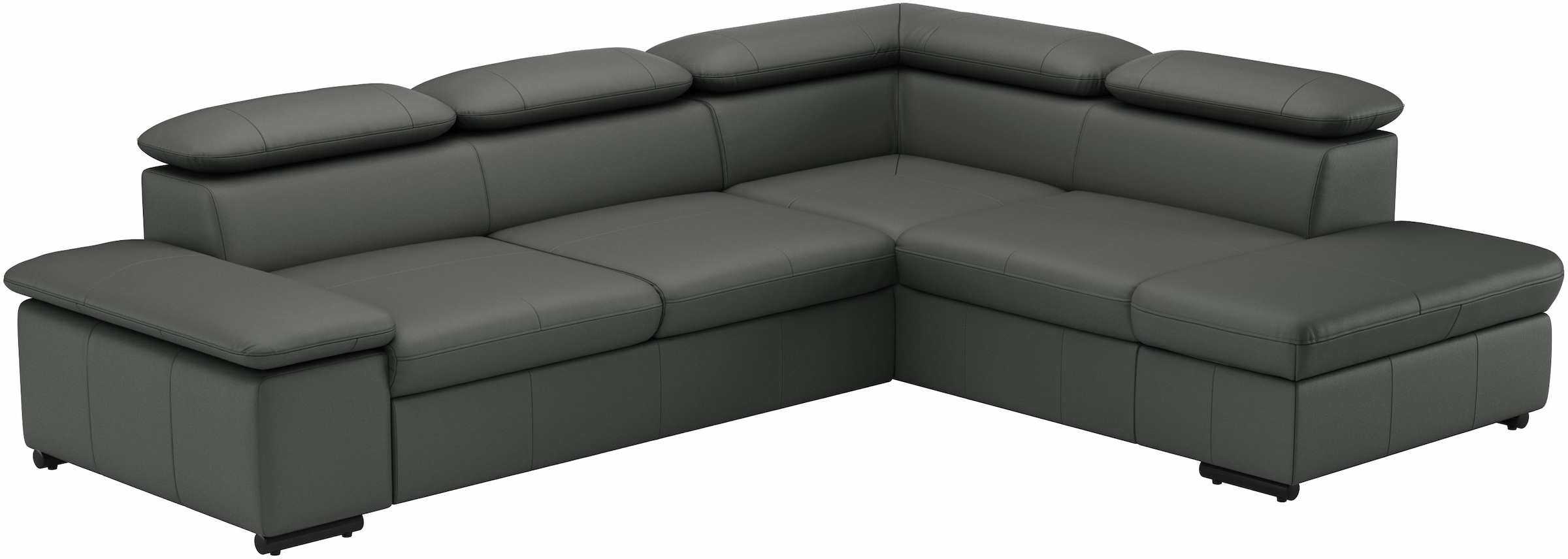 sit&more Ecksofa »Alcudia L-Form«, mit Armteilverstellung, optional Kopfteilverstellung und Bettfunktion