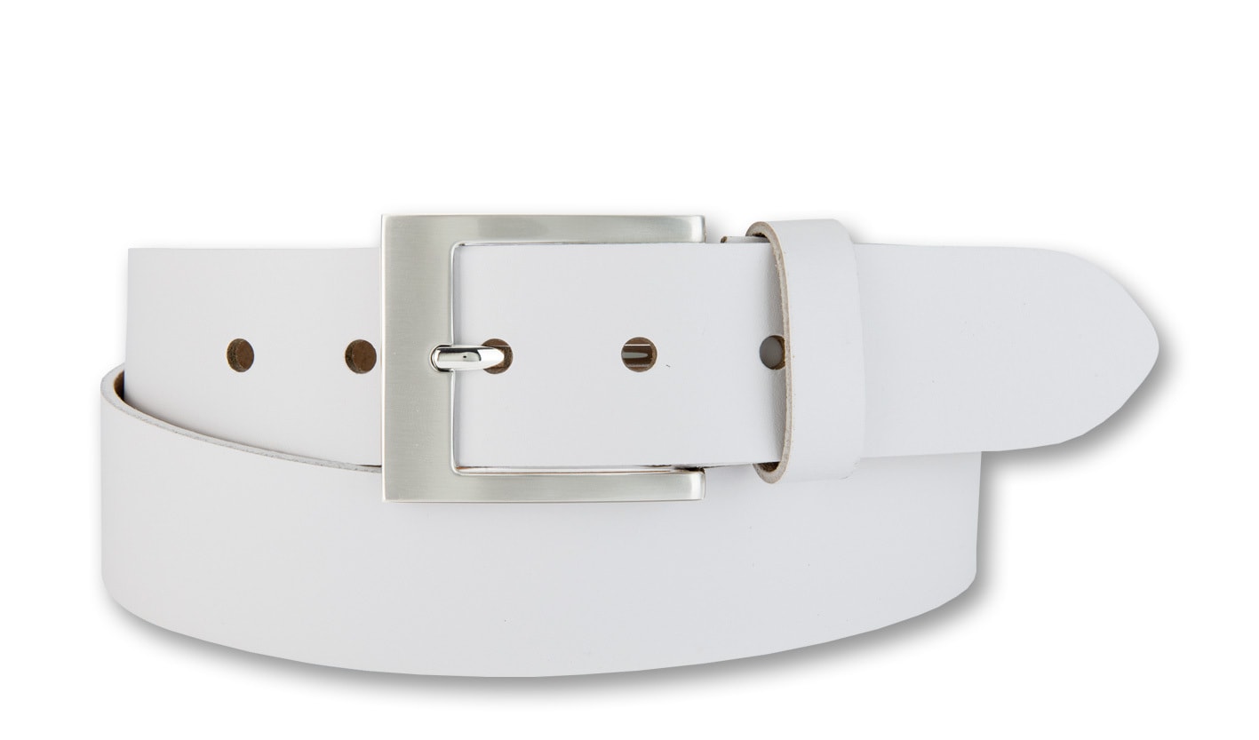 BERND GÖTZ Ledergürtel »Ledergürtel mit markanter Rechteckschließe aus Rindleder«