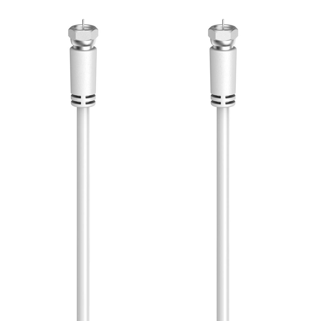 Hama SAT-Kabel »SAT-Anschlusskabel, F-Stecker - F-Stecker, 1,5 - 10 m, 90 dB«, F-Stecker, 300 cm