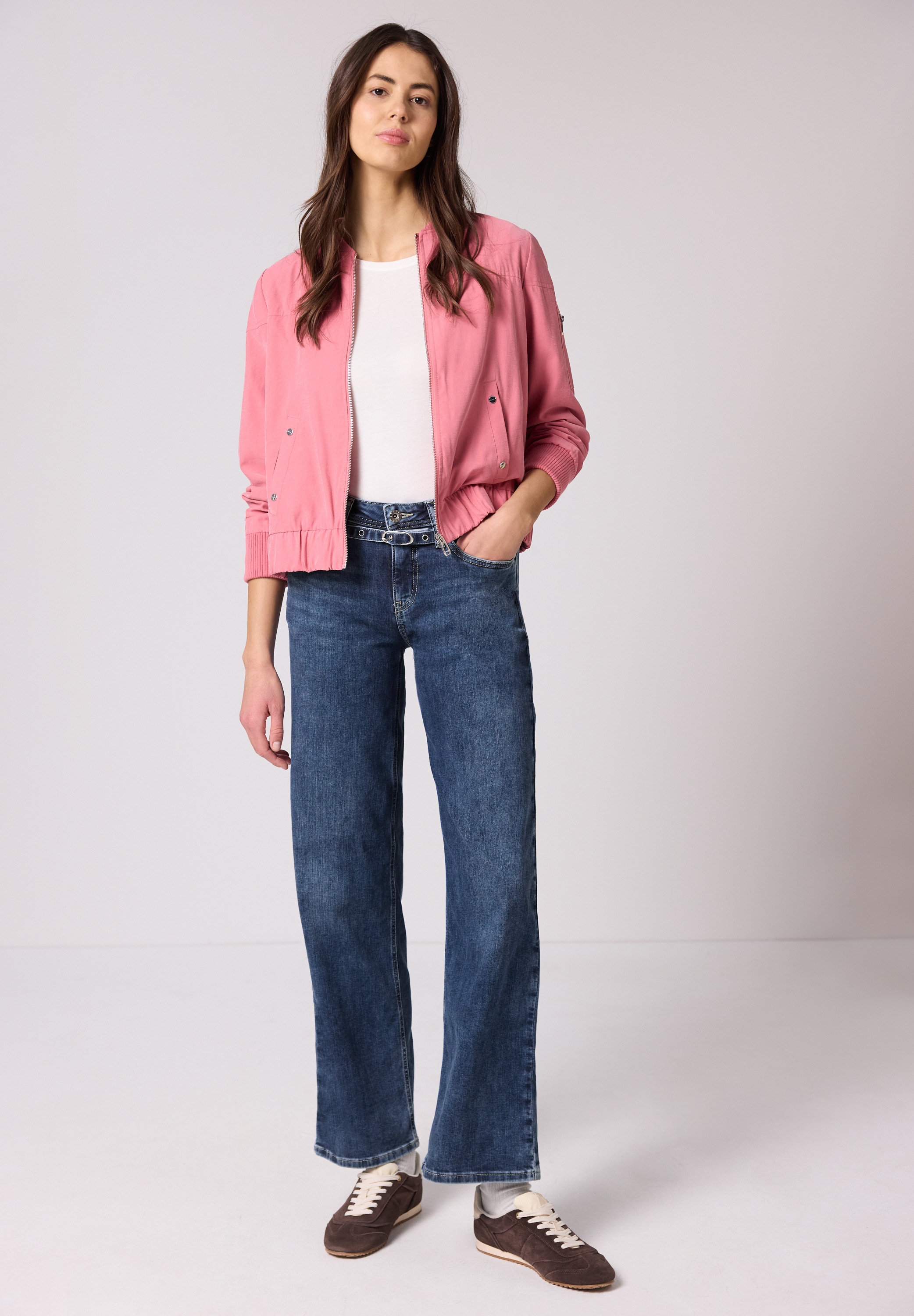 STREET ONE Loose-fit-Jeans Middle Waist