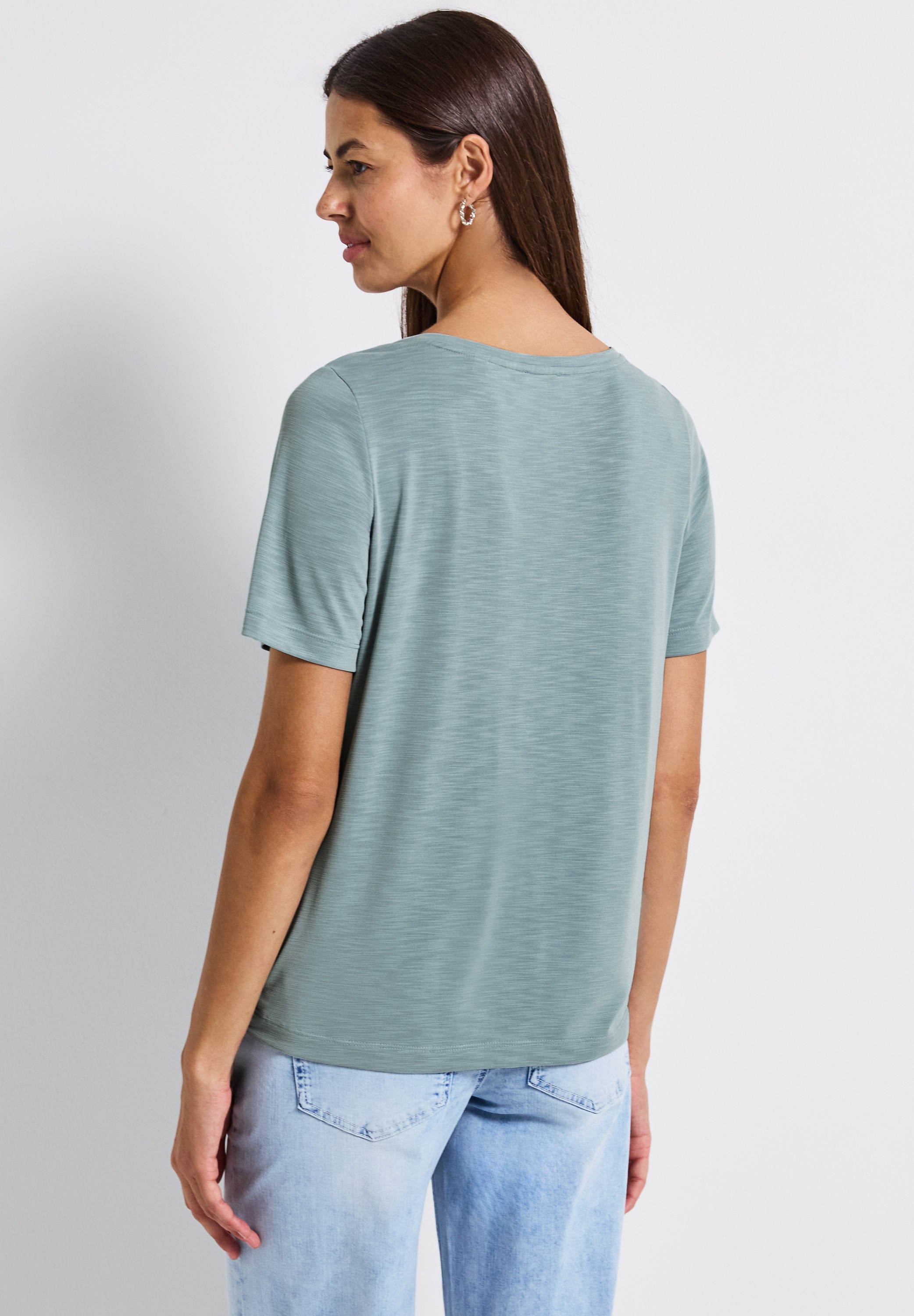 STREET ONE T-Shirt, mit Brusttasche günstig online kaufen