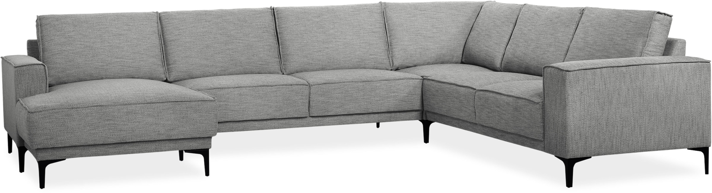 OTTO home Wohnlandschaft "OLAND U-Form, XXL, B: 342 cm, Skandi-Design" Skan günstig online kaufen