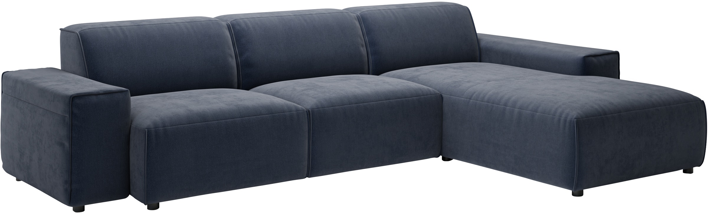 andas Ecksofa »Glimminge auch in Breitcord, Feincord, Bouclé + Easy care-Bezug«, L-Form, Breite 294, Zierkissen