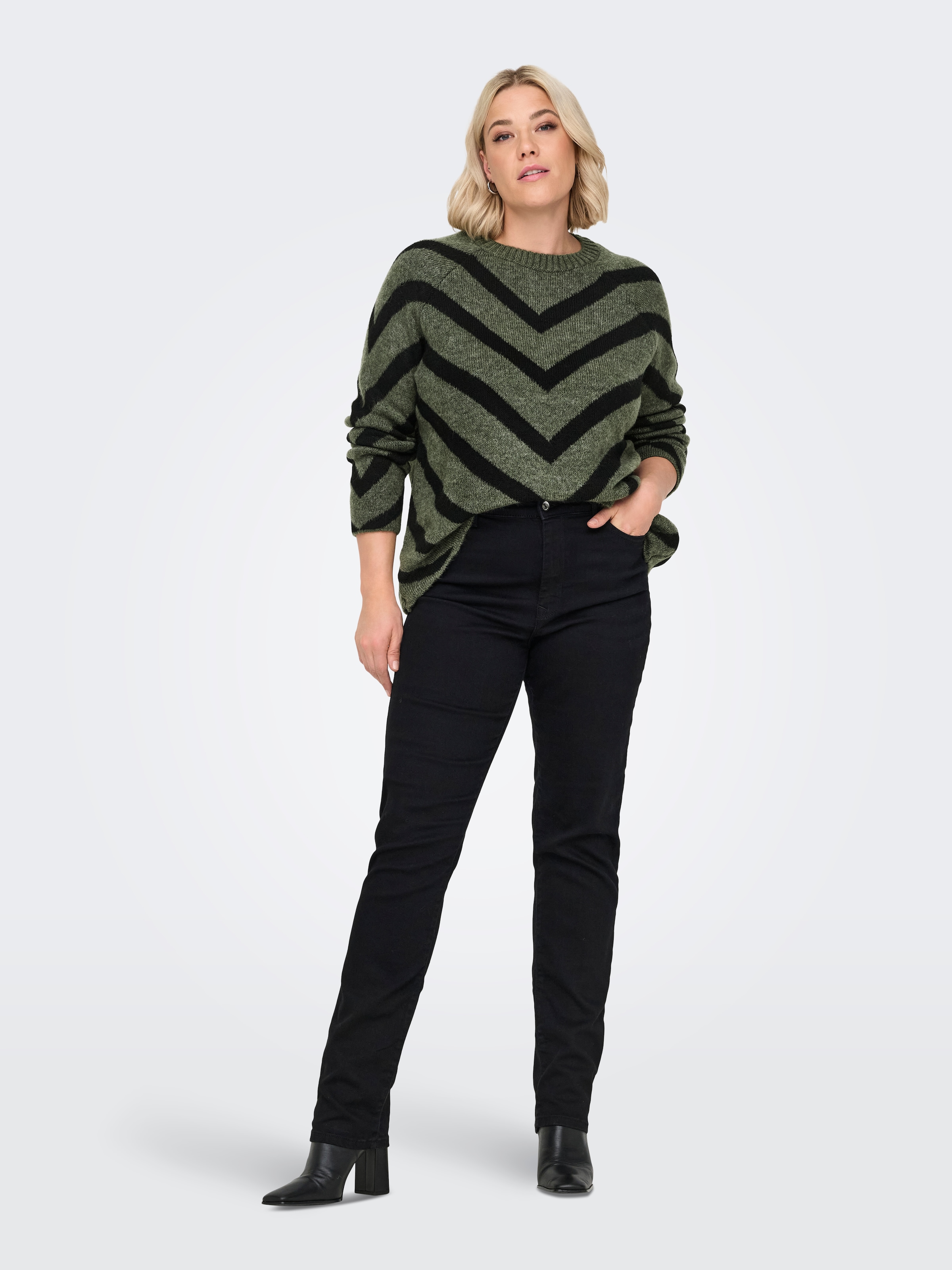 ONLY CARMAKOMA Strickpullover »CARELIZA L/S PULLOVER KNT NOOS«