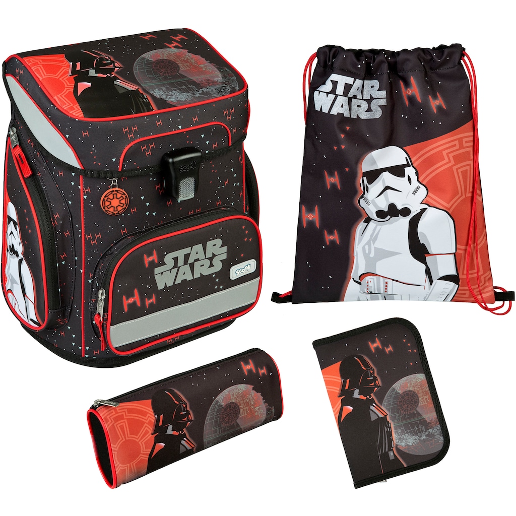 Scooli Schulranzen »EasyFit, Star Wars«, Reflektoren