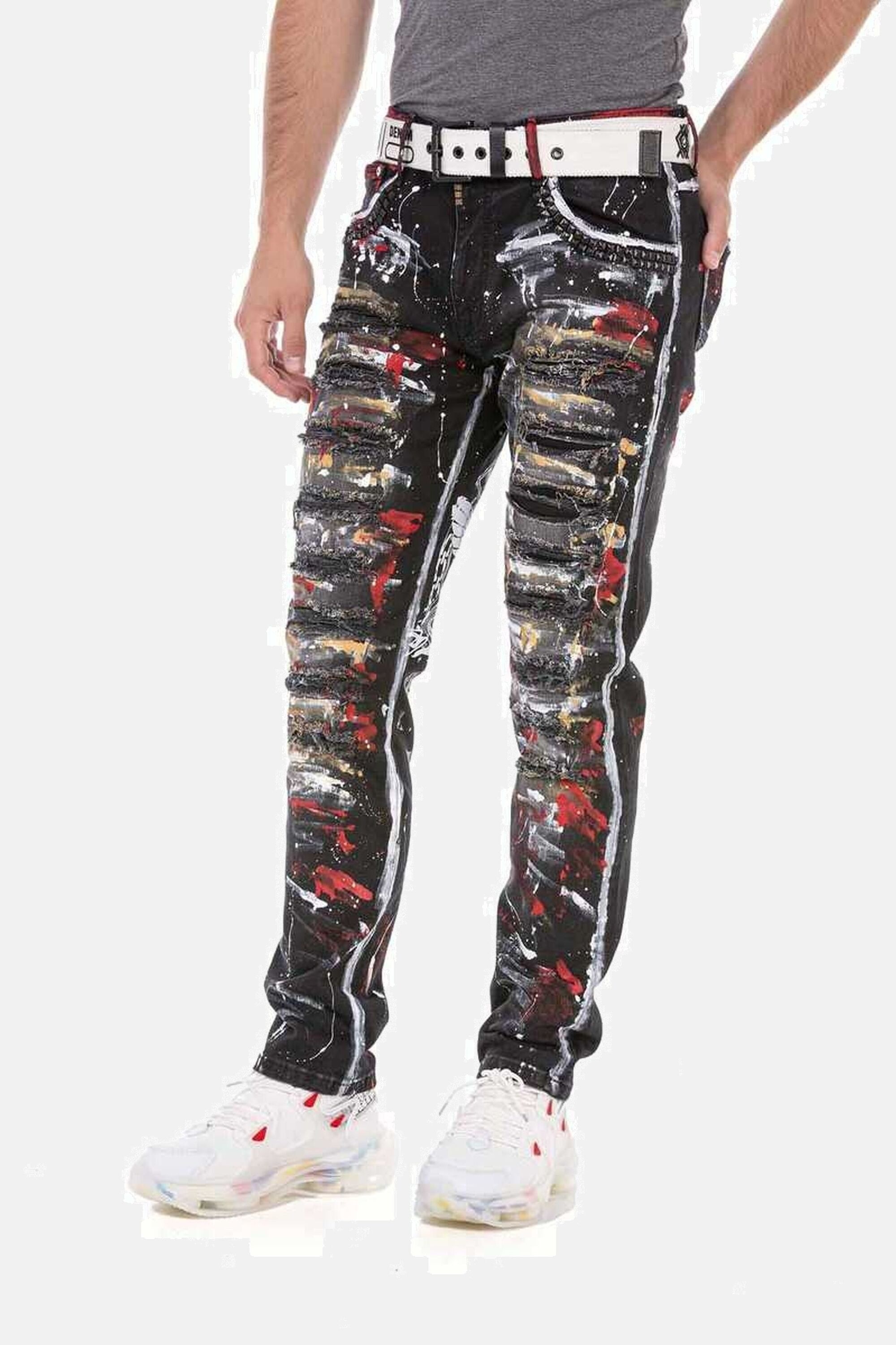 Cipo & Baxx 5-Pocket-Jeans »Jeans«, im coolen Streetstyle, CD715