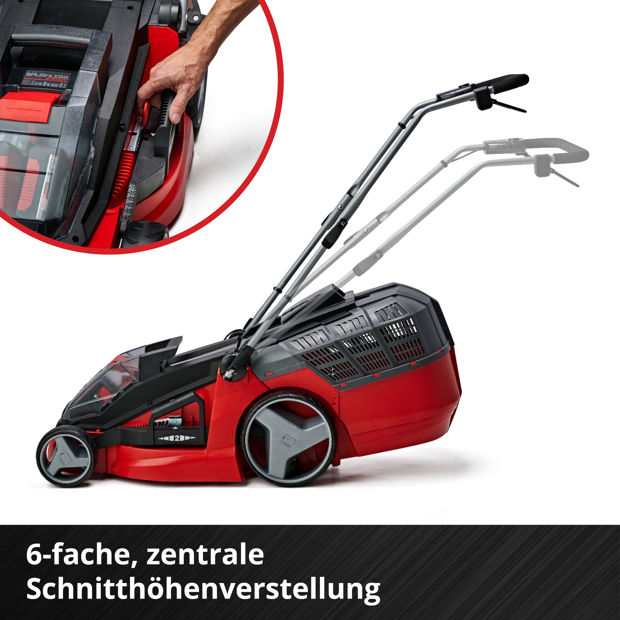 Einhell Akkurasenmäher »»GE-CM 43« & Rasentrimmer »GC-CT 18/24 P««, Inkl. 2x 4Ah Akkus und 2 Ladegeräte