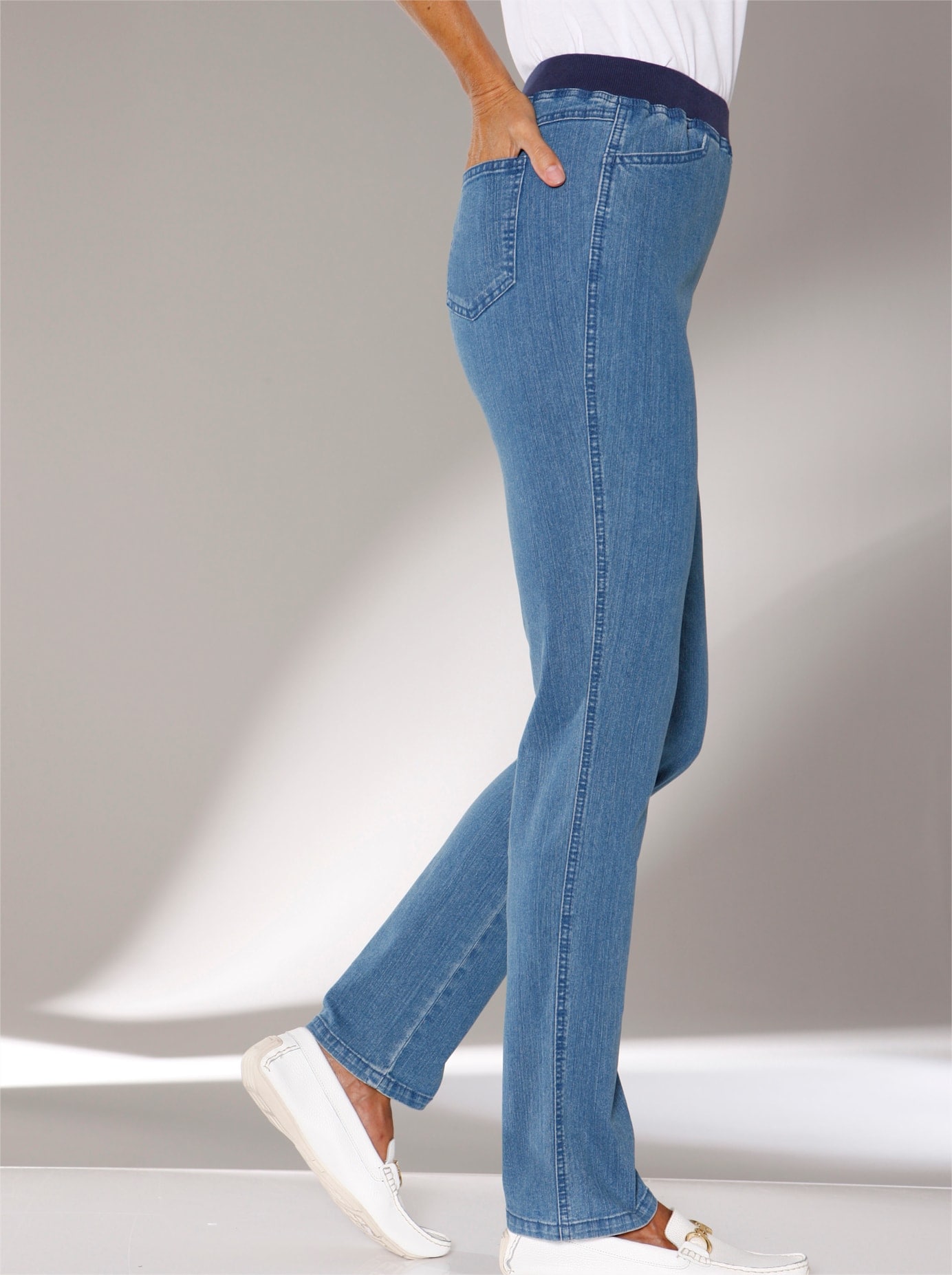 Classic Basics Stretch-Jeans 1 Stk. tlg. günstig online kaufen