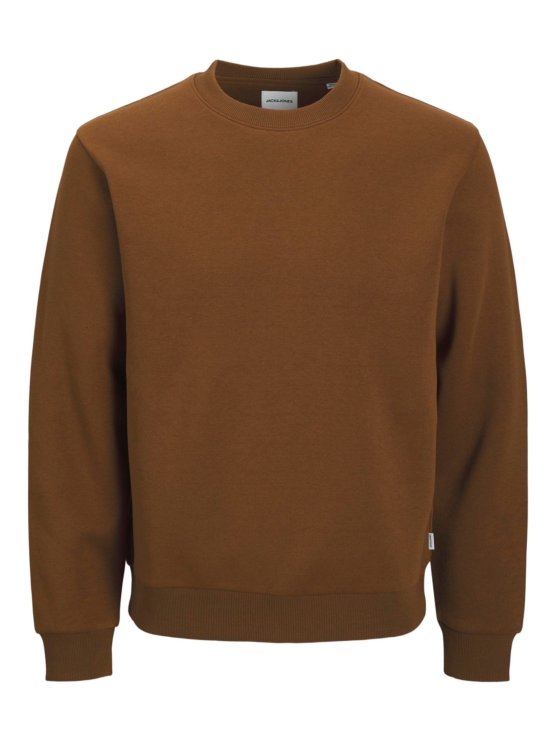 Jack & Jones PlusSize Sweatshirt »JJEBRADLEY SWEAT CREW NOOS PLS«, mit Rippbündchen