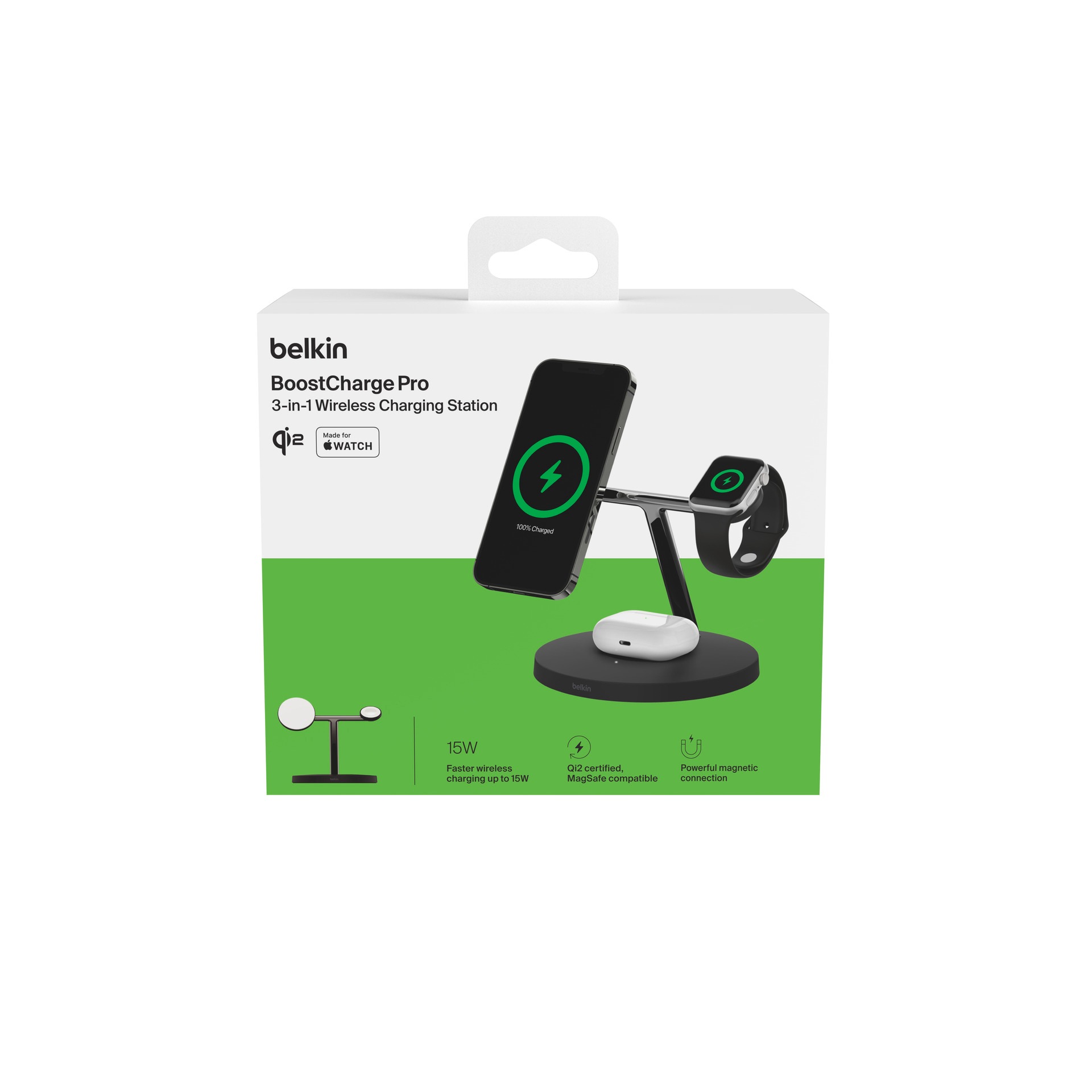 Belkin Wireless Charger »BoostCharge Pro Kabellose 3-in-1-Ladestation«