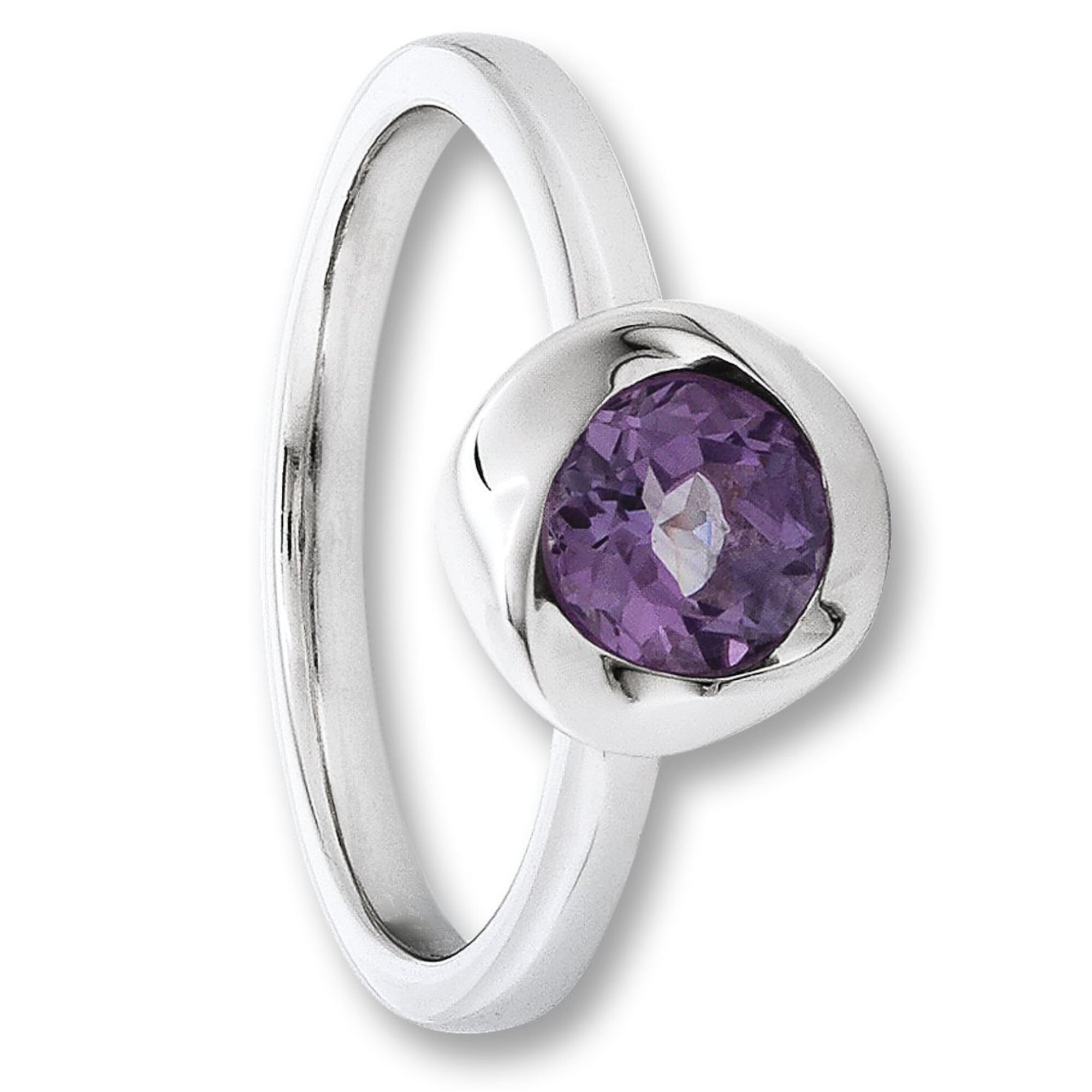 ONE ELEMENT Silberring »Amethyst Ring aus 925 Silber«, Damen Silber Schmuck