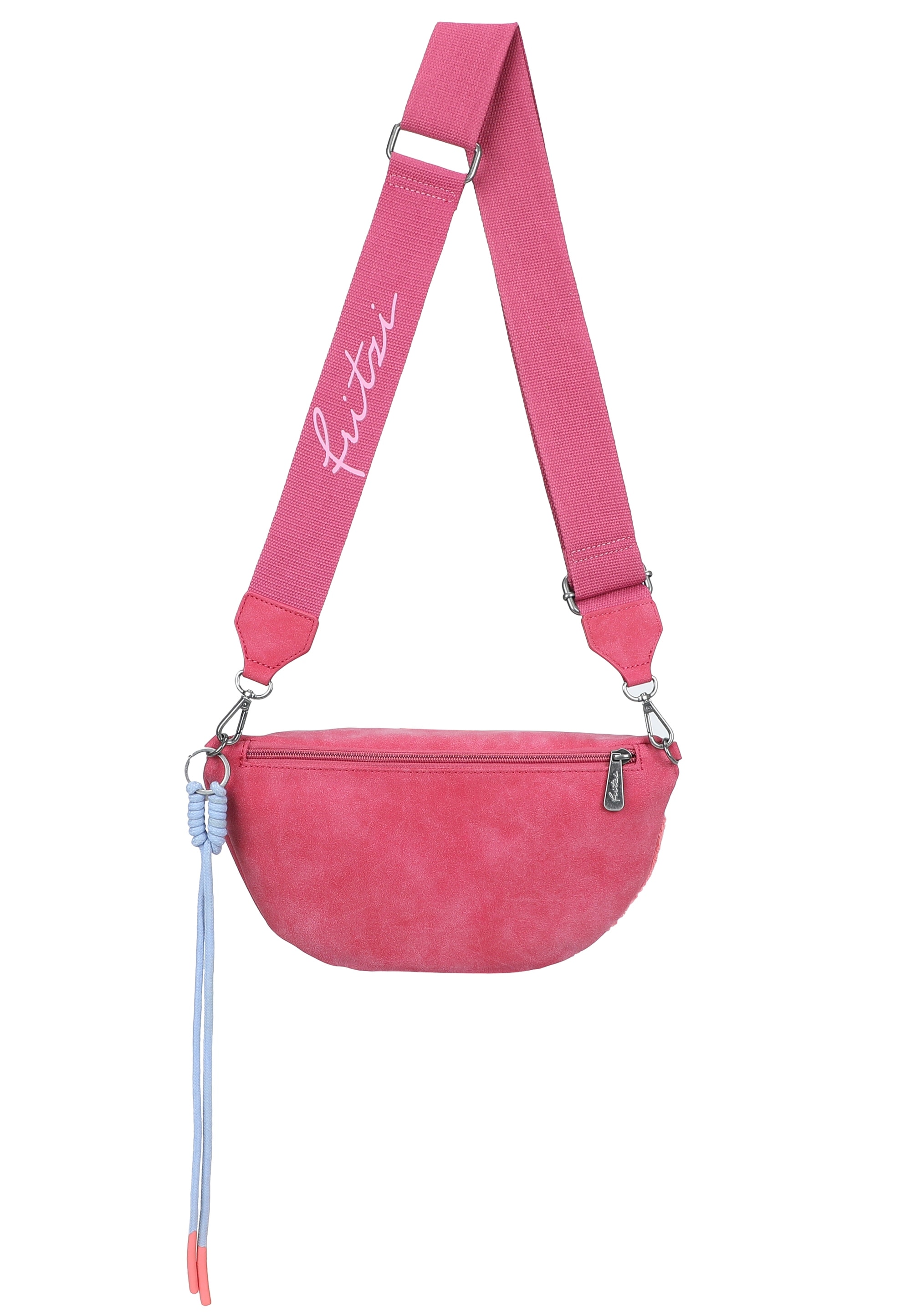 Fritzi aus Preußen Schultertasche »Medium Limited Happy Flocked Jive Soft Berry« mit weicher, moderner Flockung