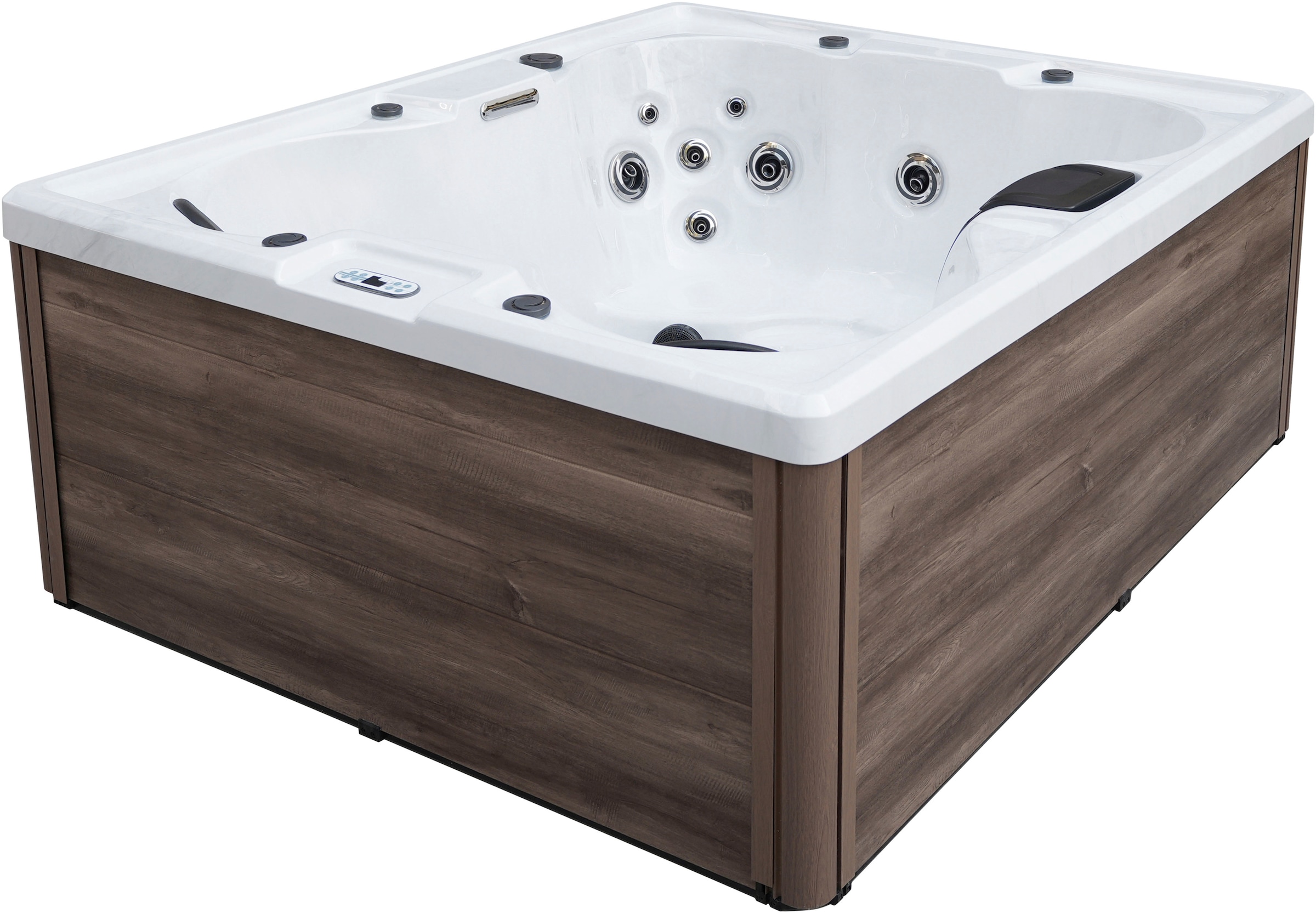 Sanotechnik Whirlpool »CATANIA«, (Set), 210x108x82 cm, inkl. Abdeckung