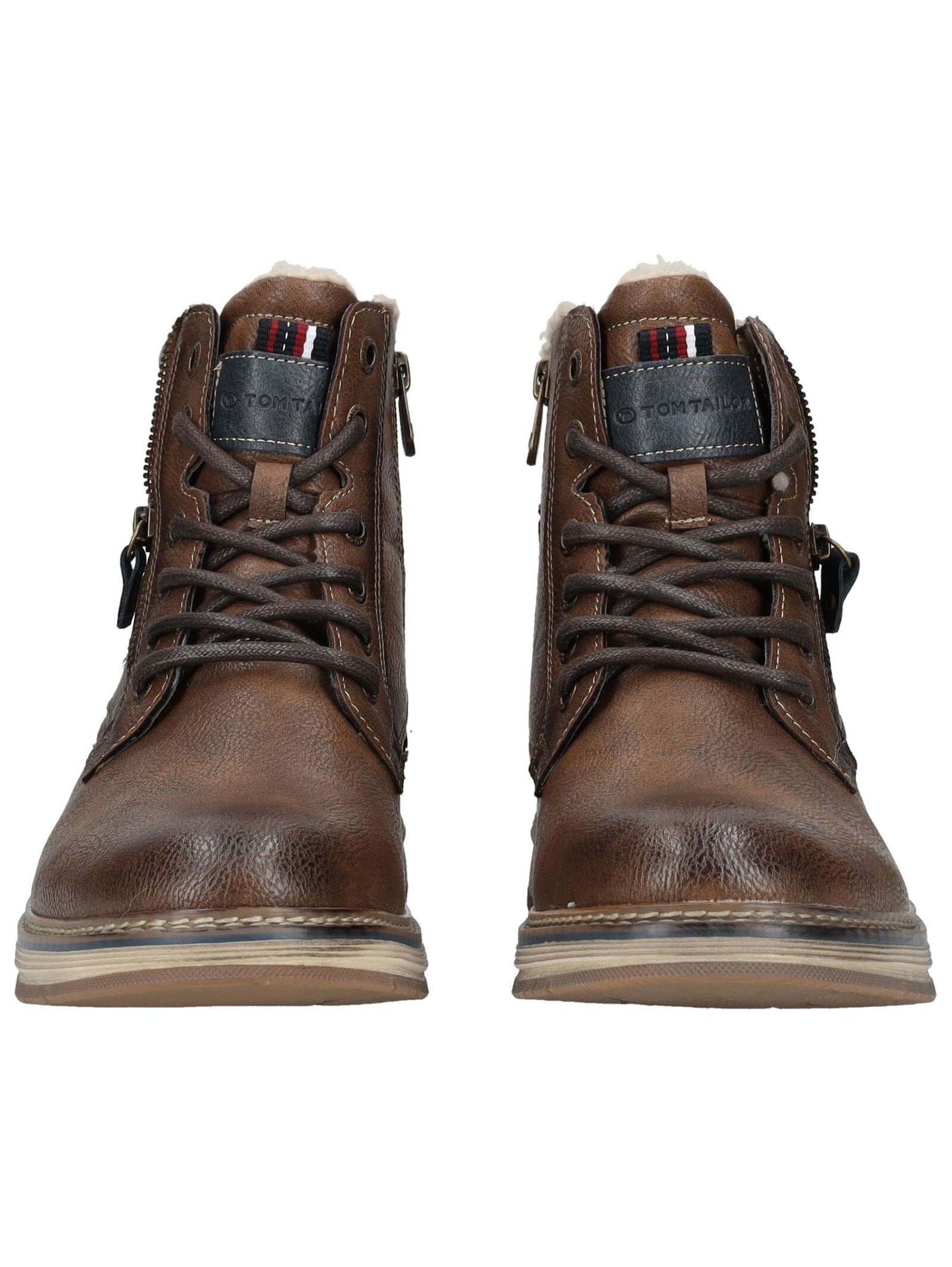 TOM TAILOR Schnürstiefelette »Tom Tailor Stiefelette Lederimitat«