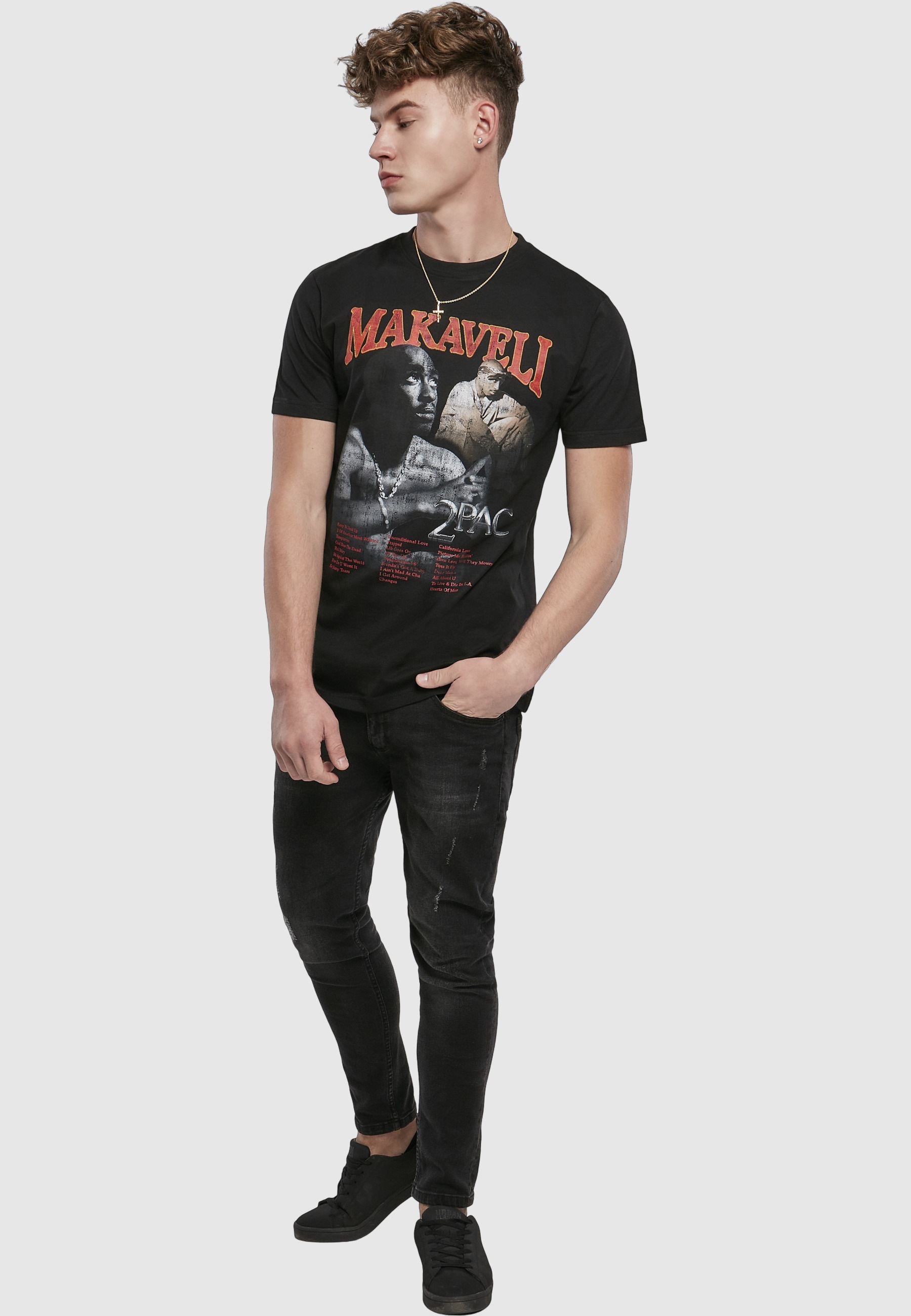 Merchcode T-Shirt »Merchcode Herren Tupac Makaveli Tee« 1 Stk.