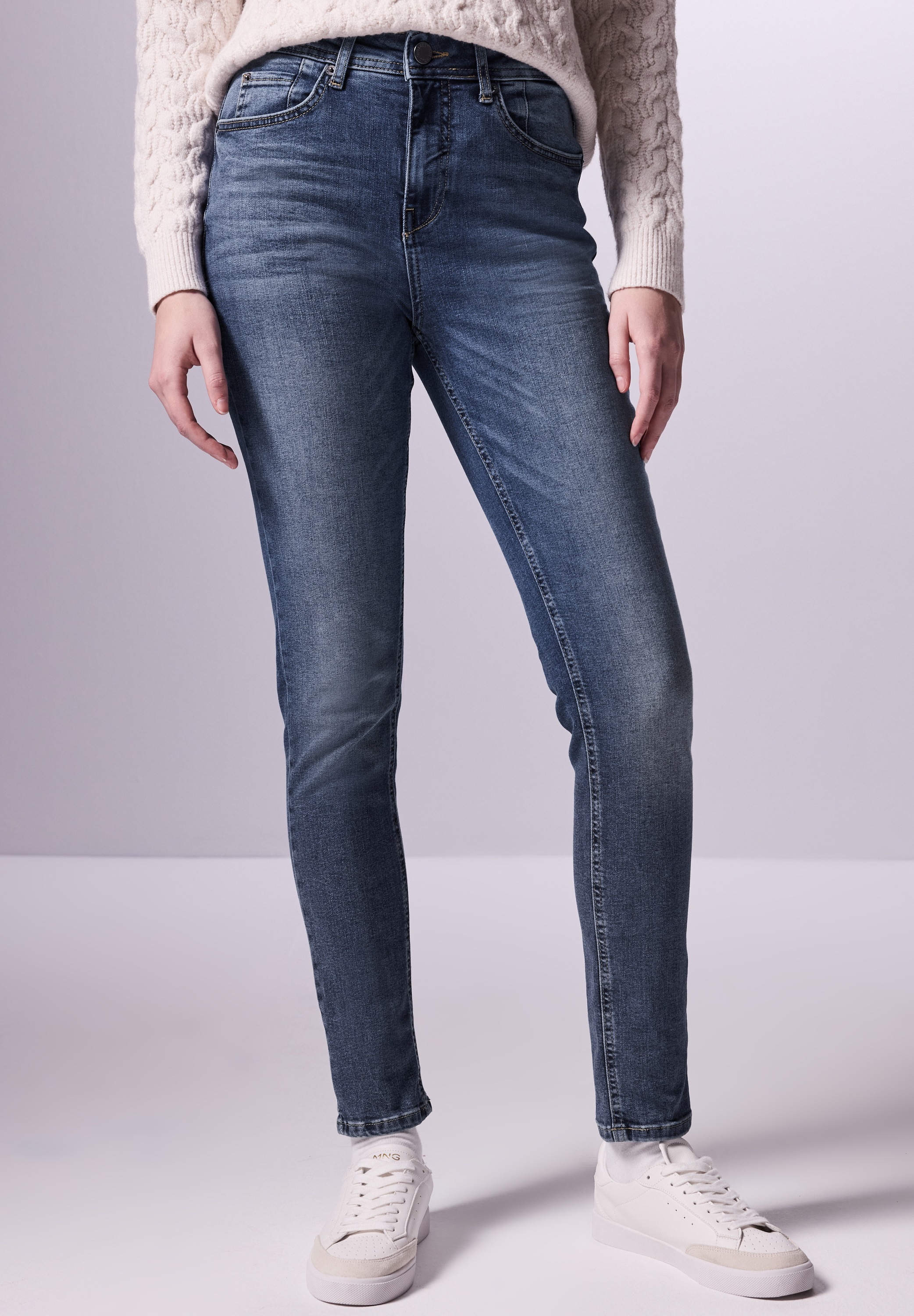 STREET ONE STUDIO Skinny-fit-Jeans, High Waist