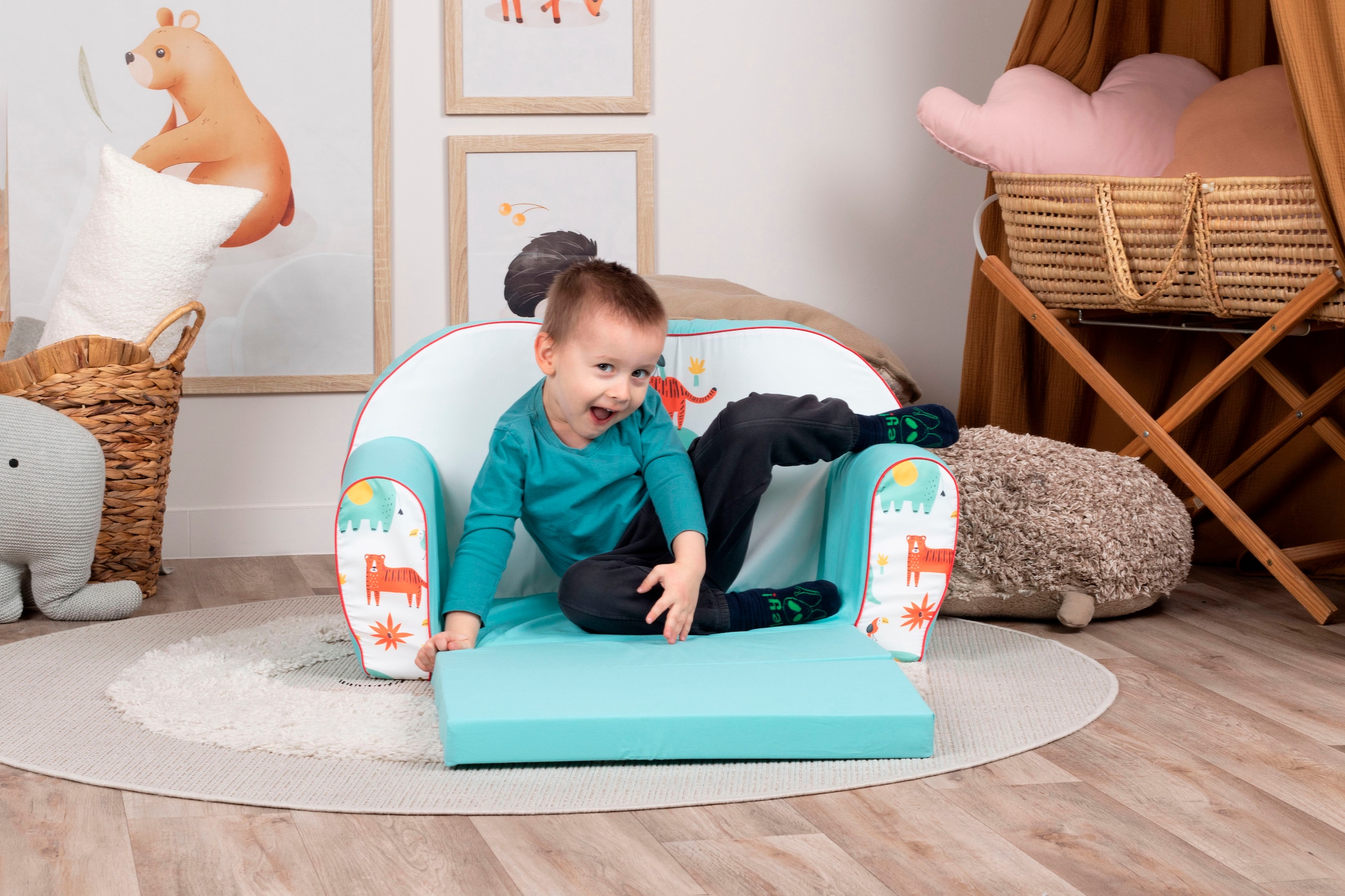 Knorrtoys® Sofa »Wild life« für Kinder; Made in Europe