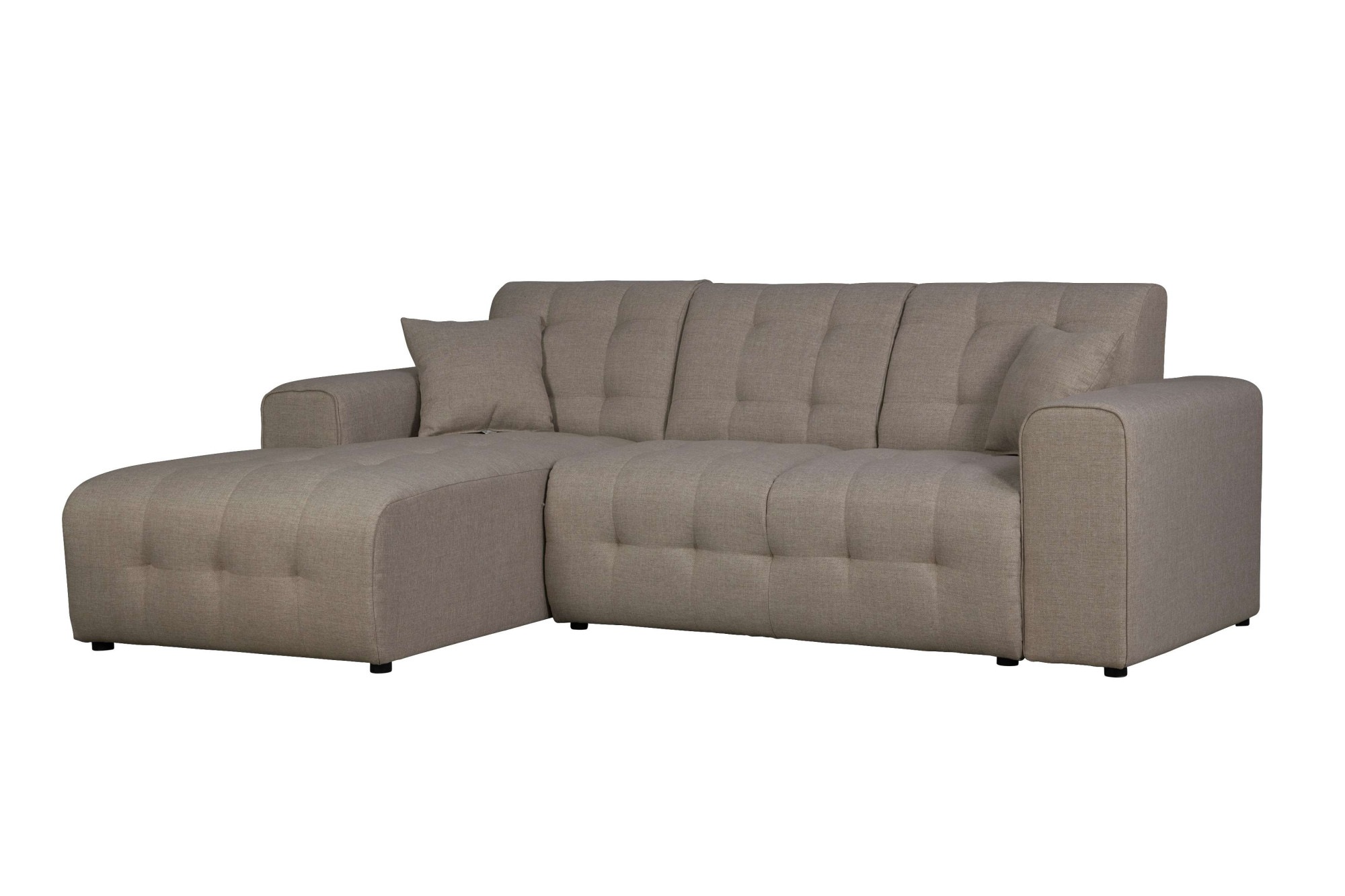 Home affaire Ecksofa »Nosia L-Form«, incl. 2 Zierkissen, mit feiner Steppung