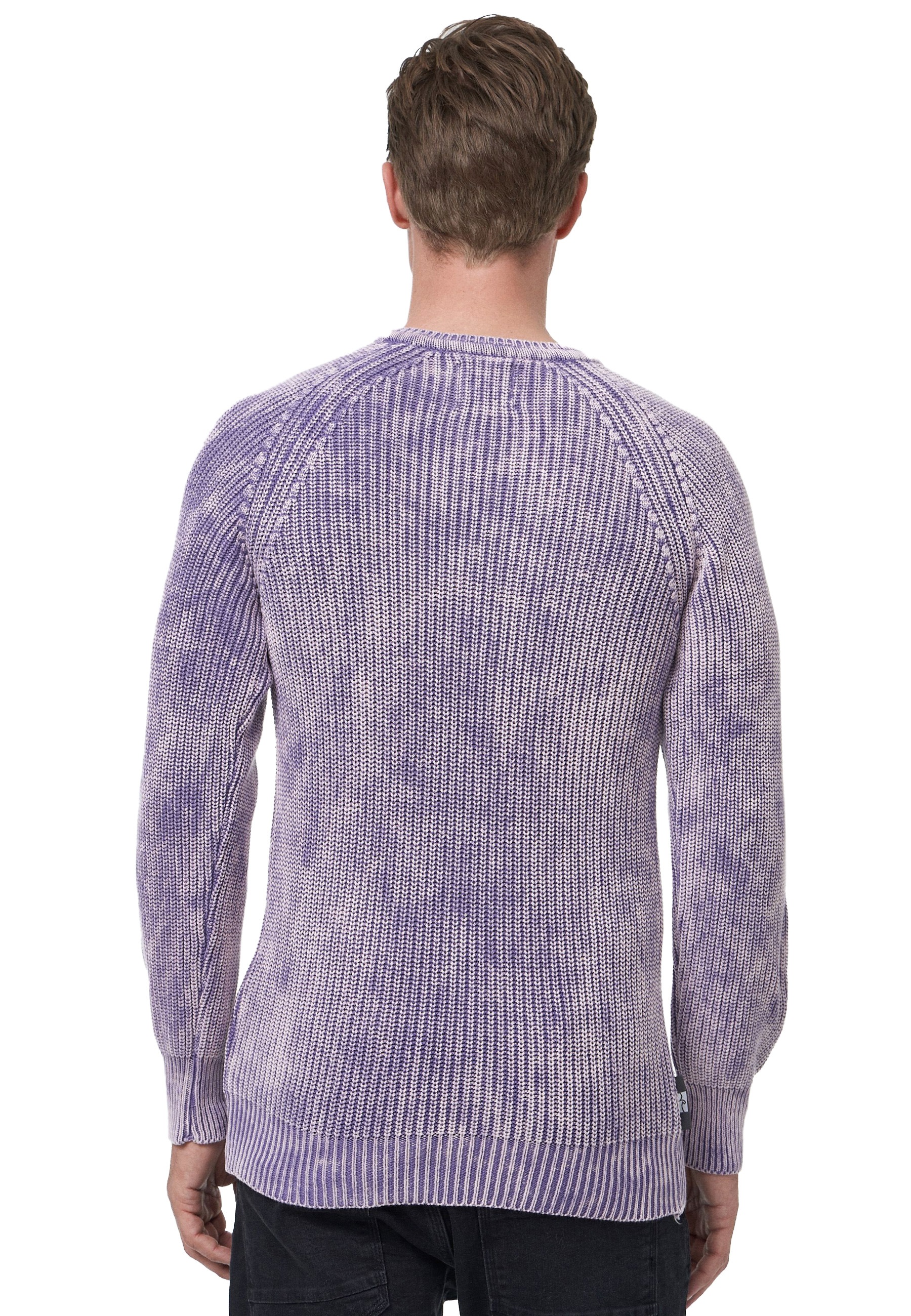 Rusty Neal Strickpullover, im dezenten Batik-Design