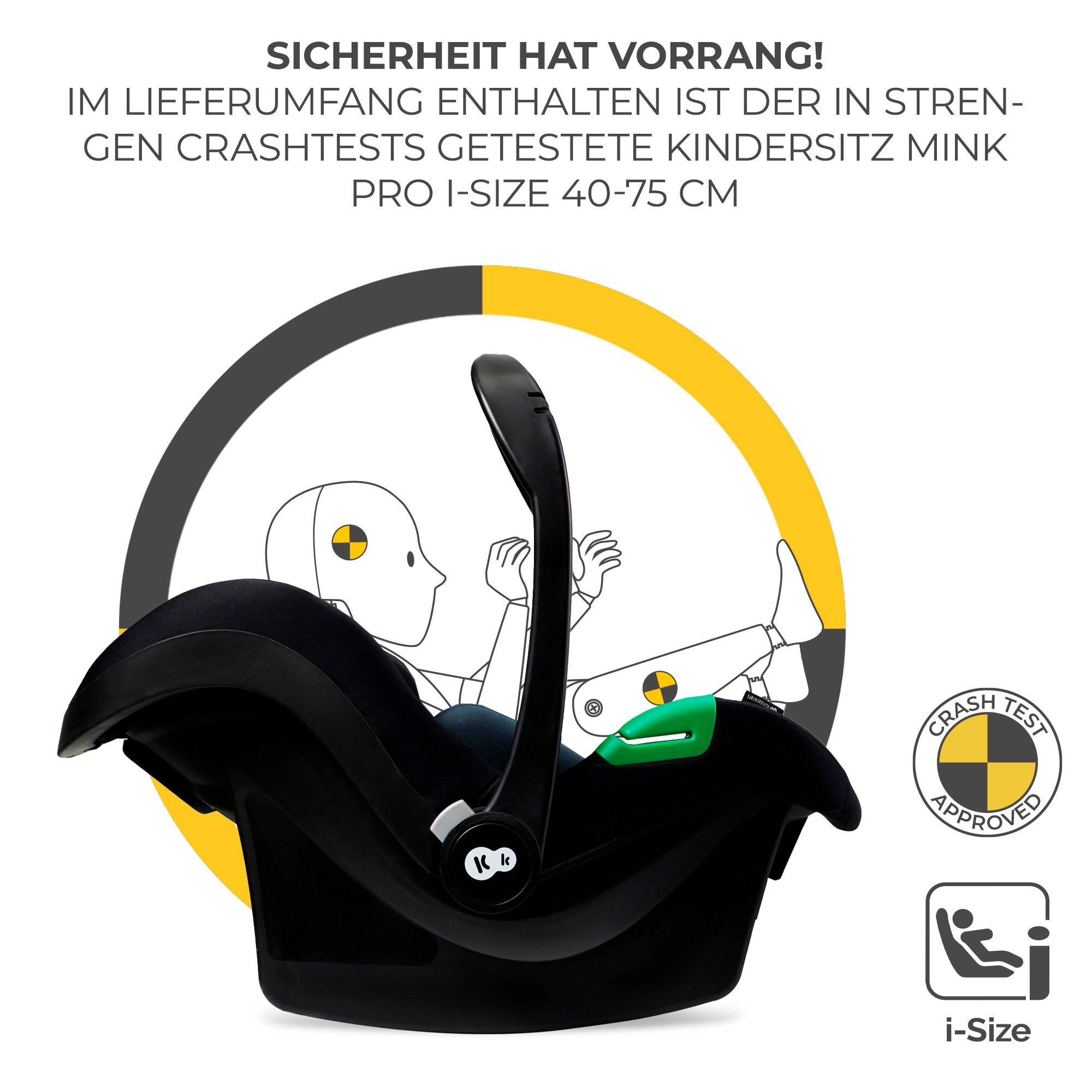 Kinderkraft Kombi-Kinderwagen »ESME 3IN1«, 22 kg, inkl. Babyschale