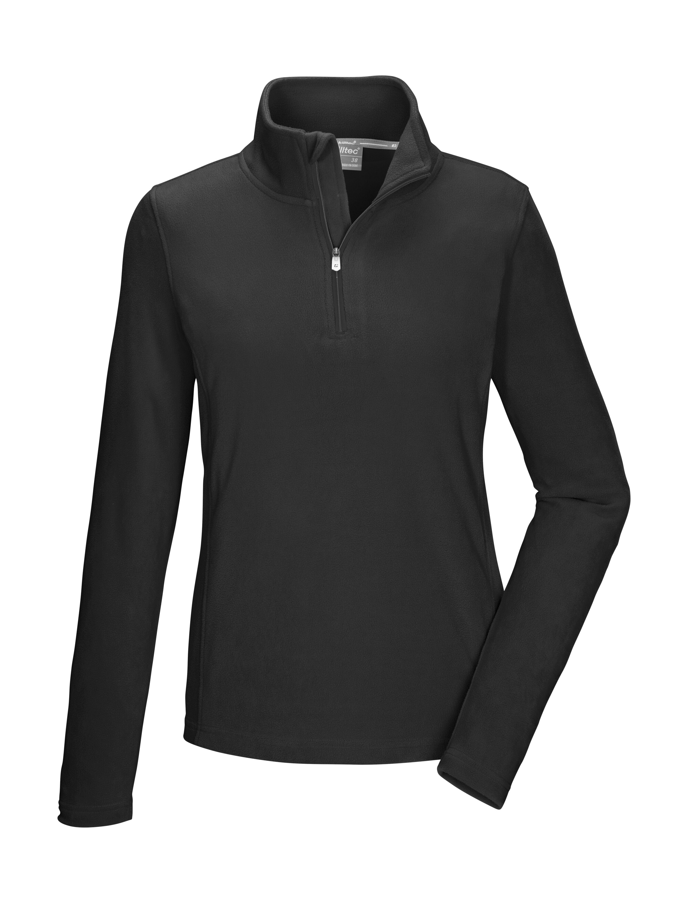 Killtec "KSW 99 WMN FLC SHRT" Fleeceshirt mit Stehkragen, Reißverschluss, Kinnschutz