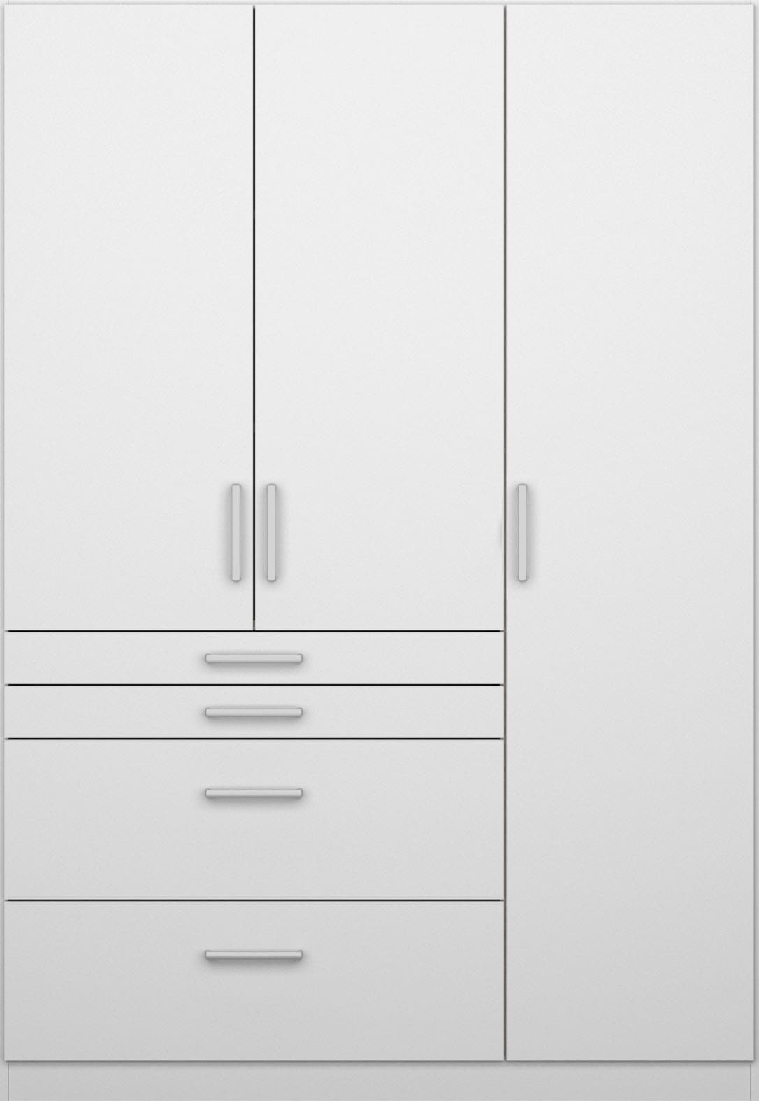 rauch Drehtürenschrank »Kleiderschrank Schrank Garderobe Garderobenschrank Topseller HOMBURG«, mit viel Stauraum, oberer Schubkasten mit Einteilung MADE IN GERMANY