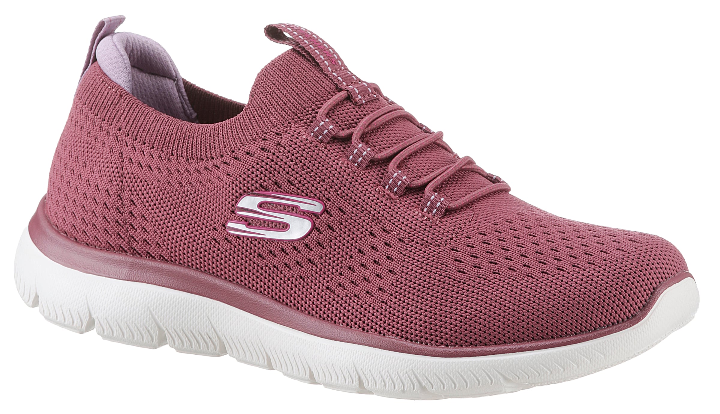 Skechers Slip-On Sneaker "SUMMITS", Freizeitschuh, Halbschuh, Slipper mit flexibler Traktionslaufsohle