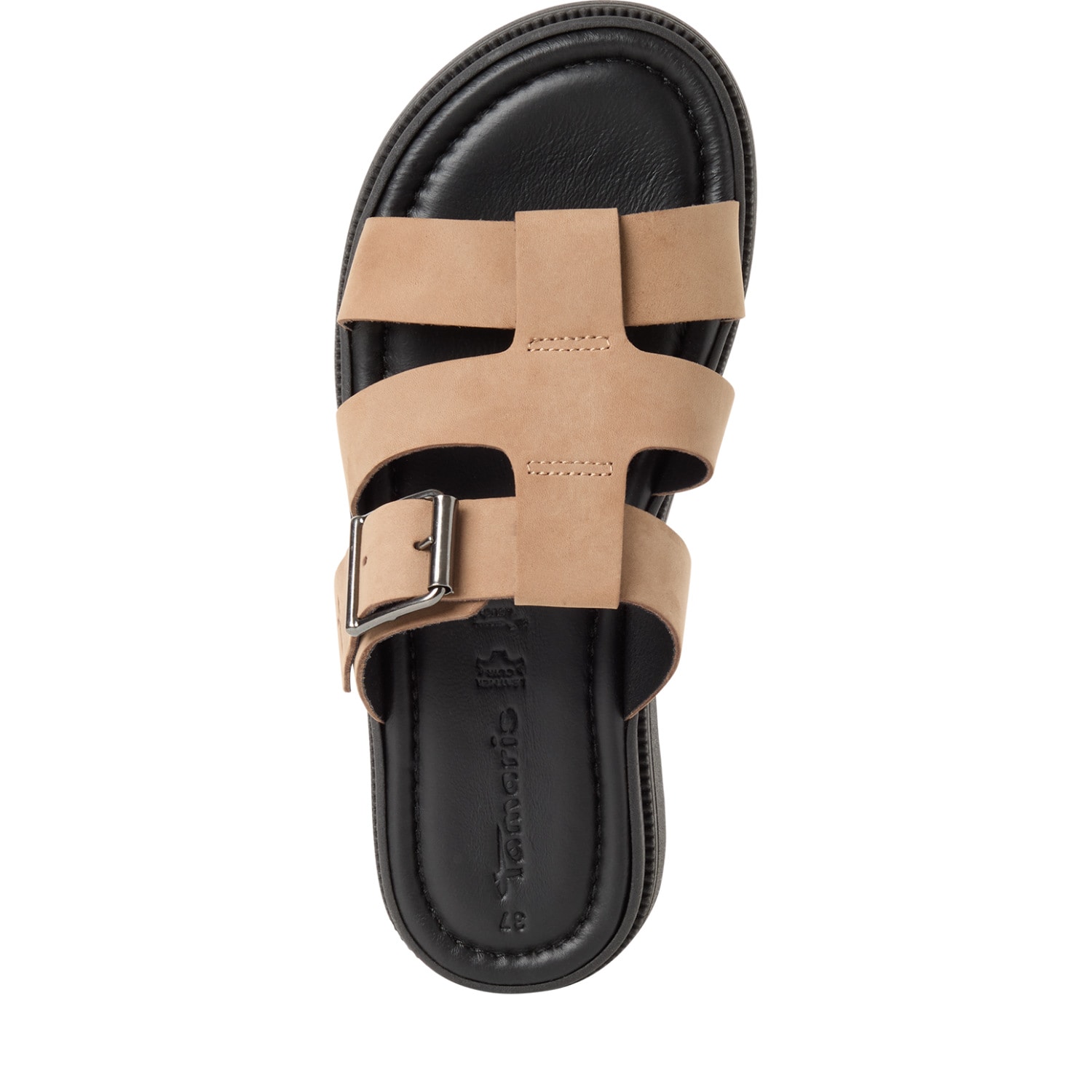 Tamaris Pantolette  Schlupfschuh, Sommerschuh mit regulierbarem Schnallenverschluss
