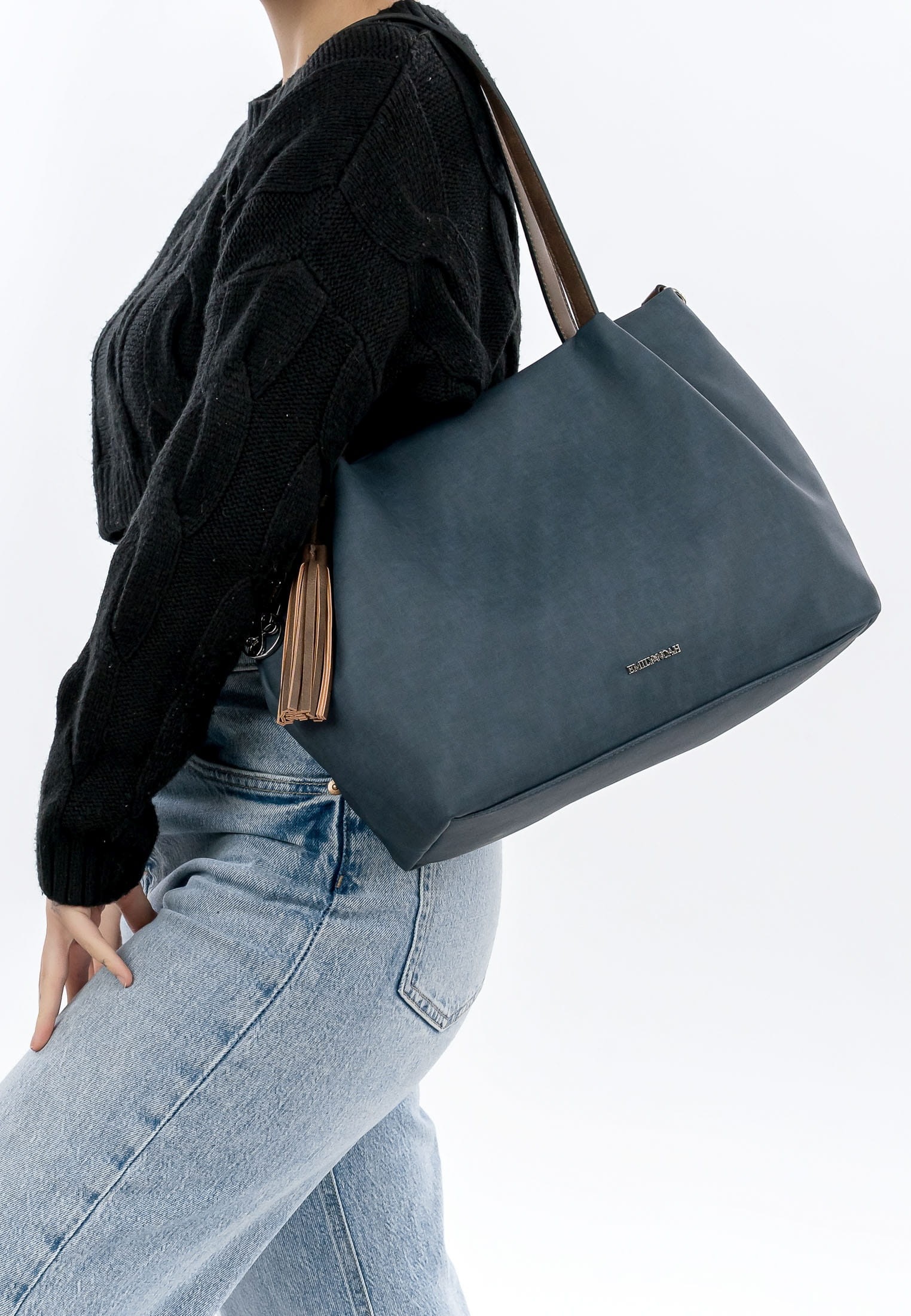 EMILY & NOAH Elke Shopper Blue 3