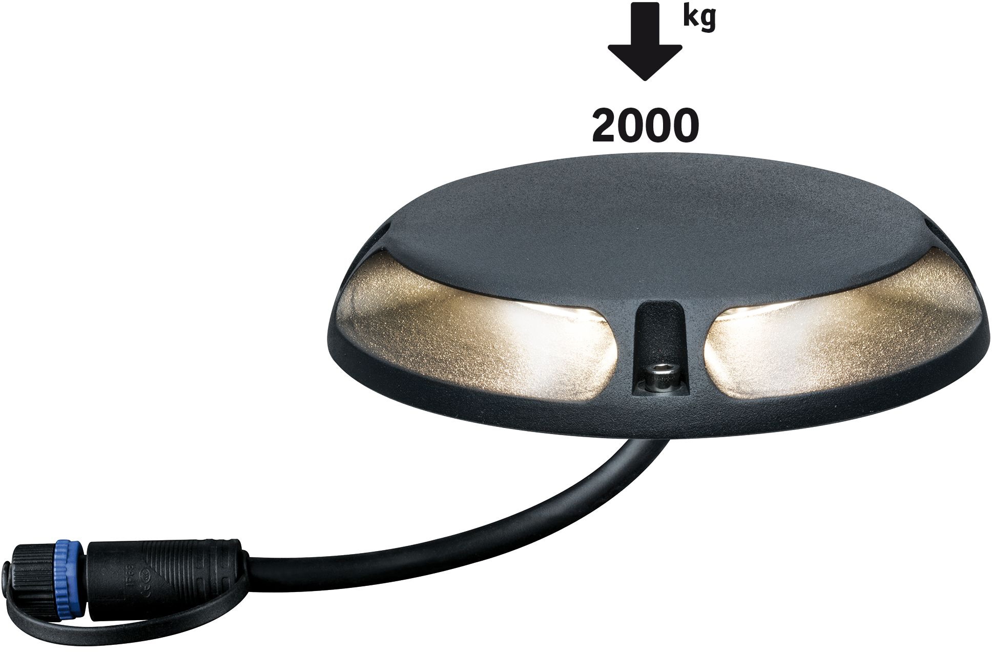 Paulmann LED 2 IP67 Sockelleuchte 24V »Plug BAUR | 3000K & Shine«, flammig-flammig