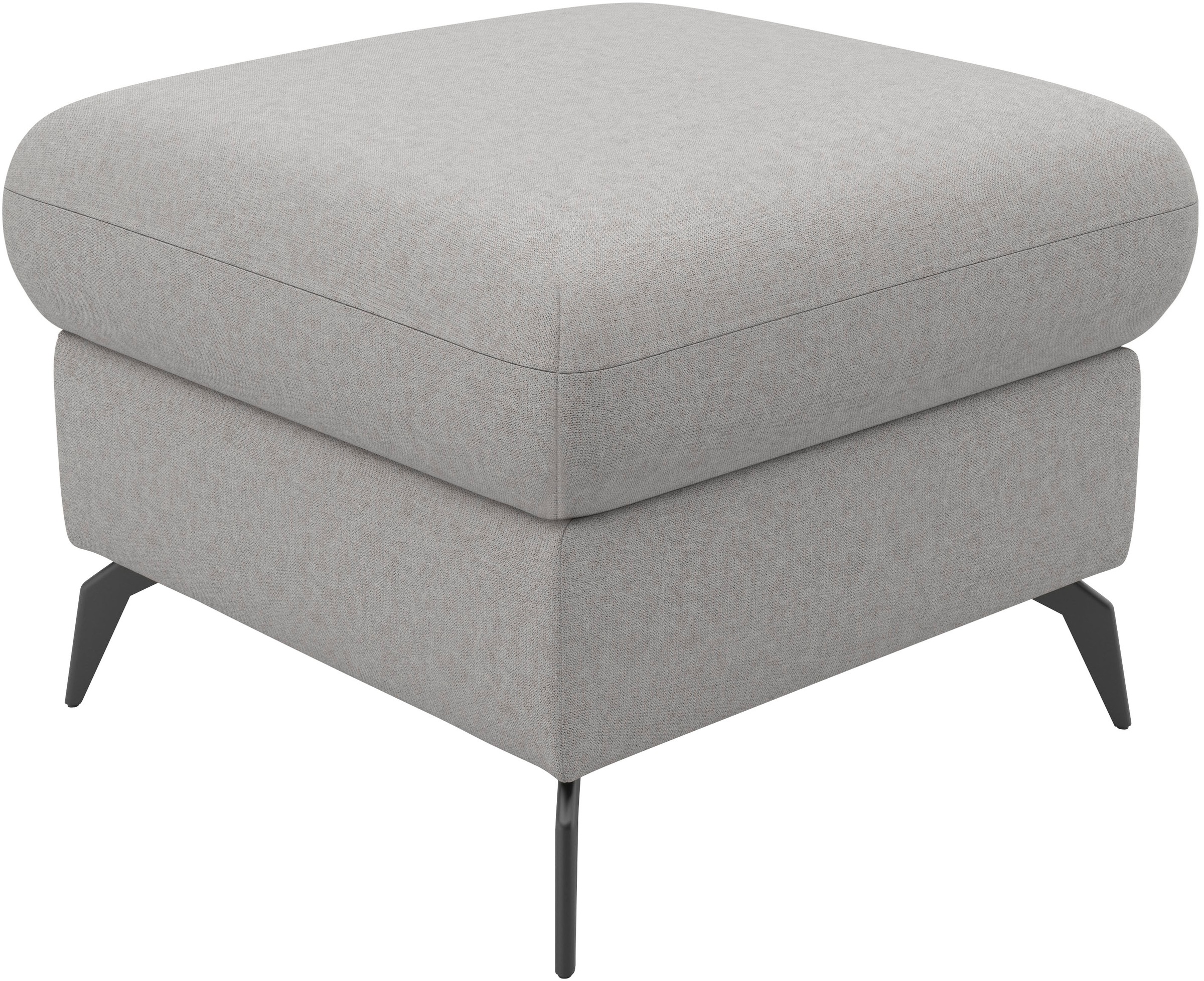 Home affaire Polsterhocker "Rochelle", (1 St.), moderne 15 cm Metallfüße günstig online kaufen