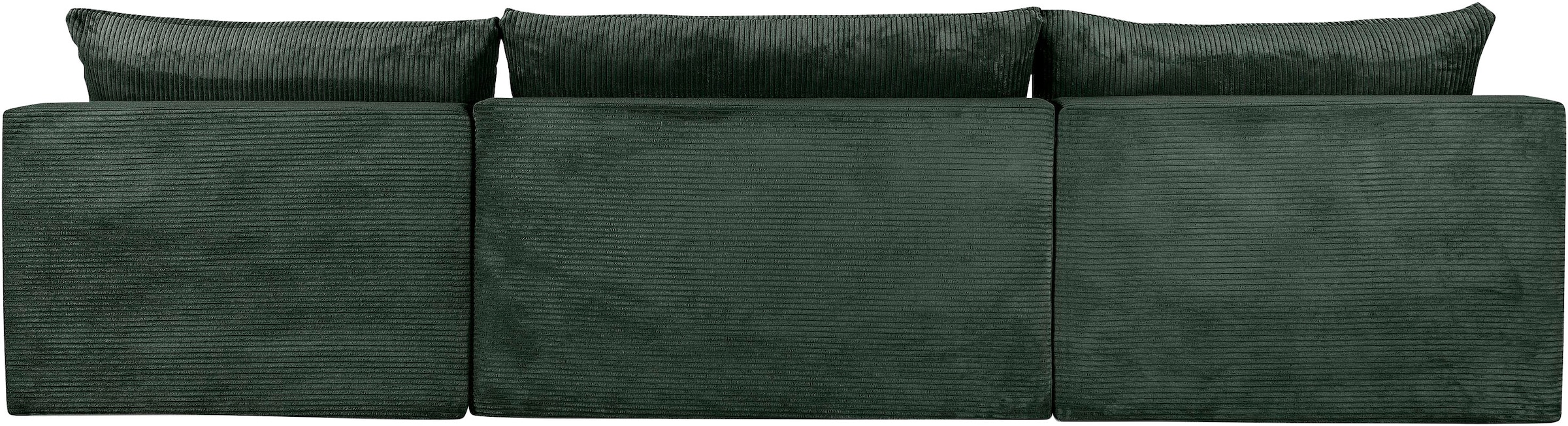 COLLECTION AB Wohnlandschaft »Josy«, inkl. Bettfunktion, Bettkasten, mit 3 extra großen Rückenkissen